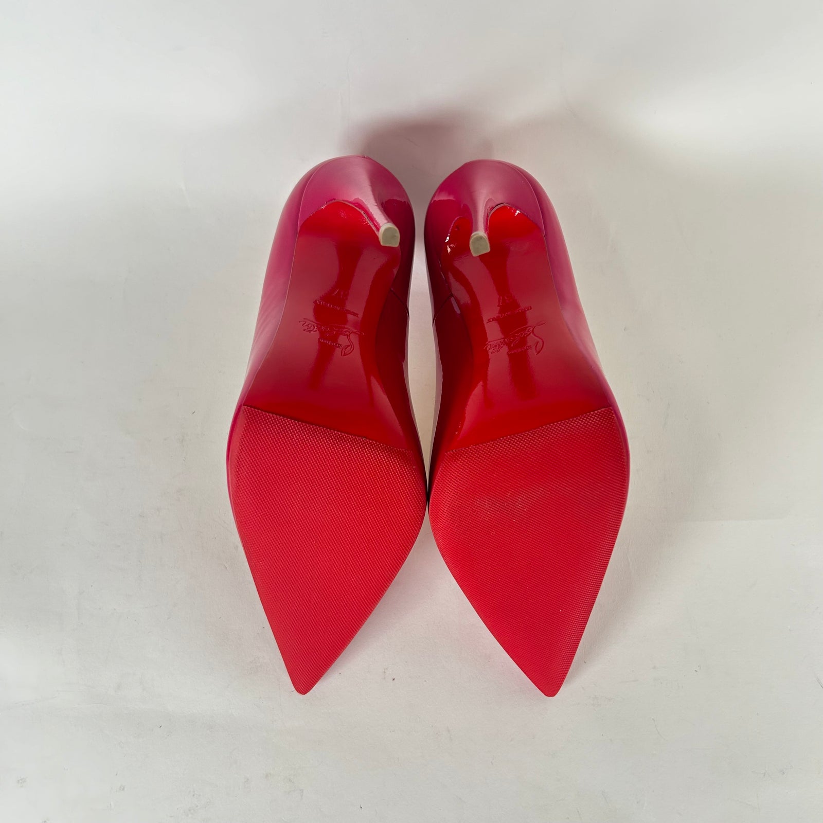 Christian Louboution So Kate Patent Pink Heels Size 37