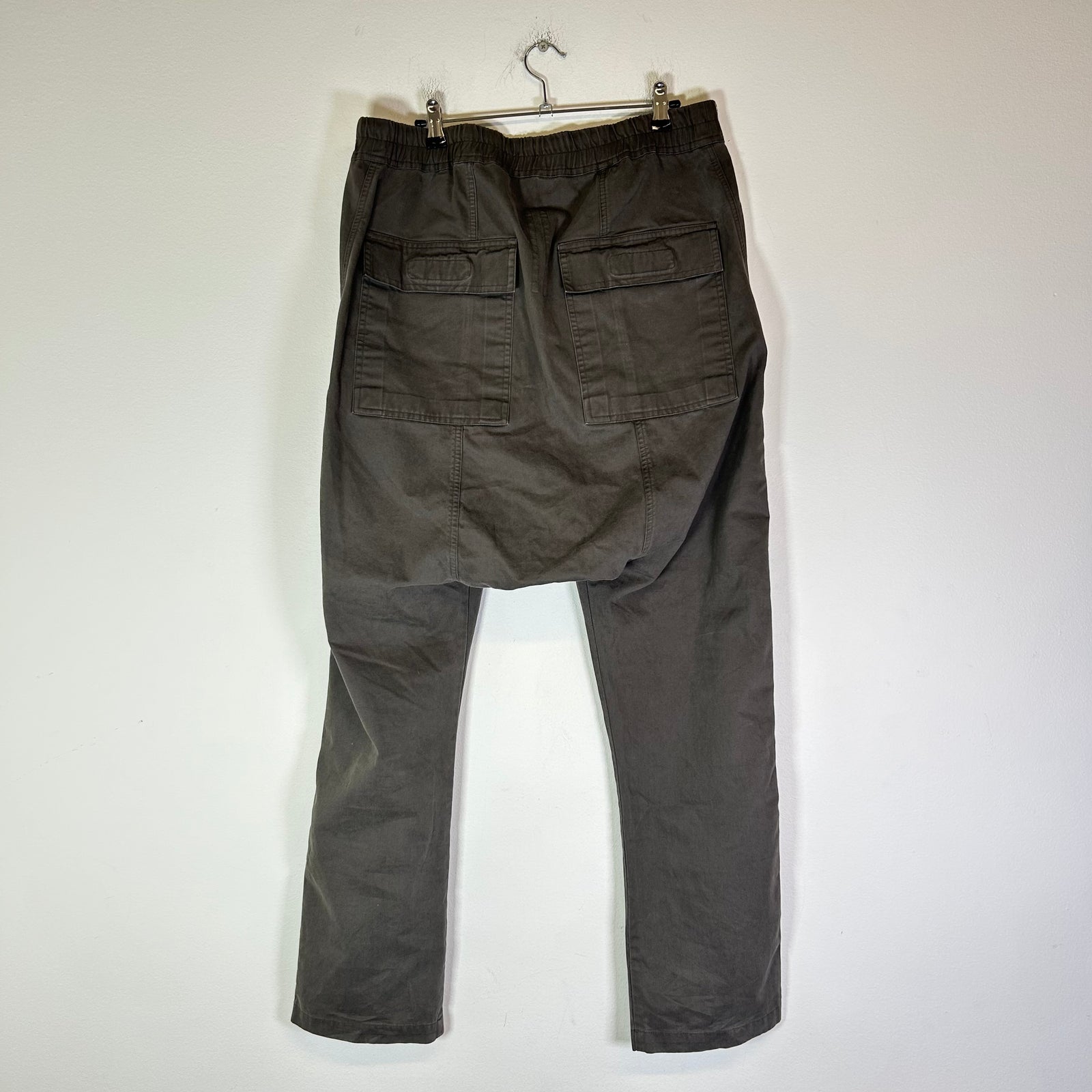 Rick Owens DRKSHDW FW16 Mastodon Moleskin Drop Crotch Pants