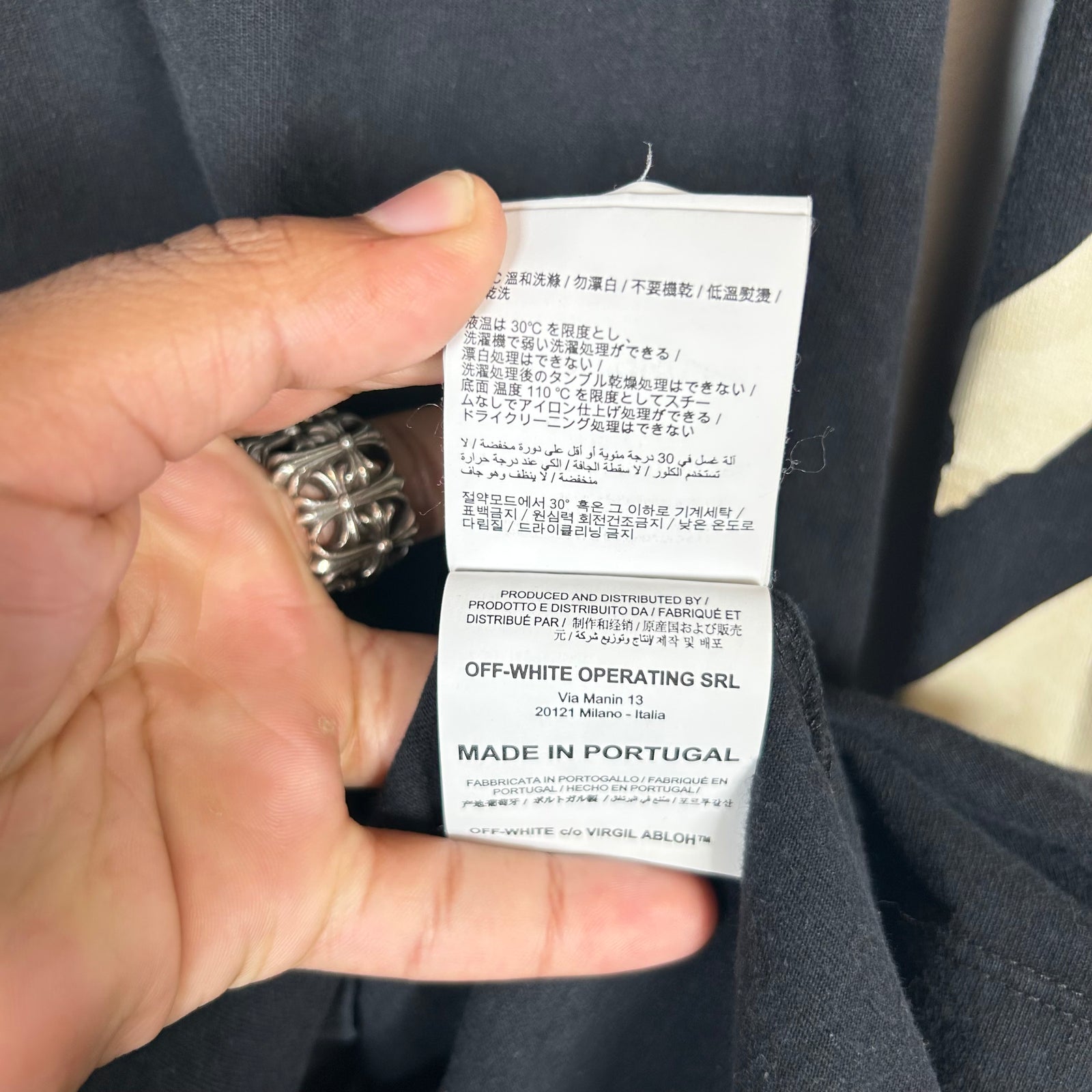 Off-White Black Tape Arrows Longsleeve Size S