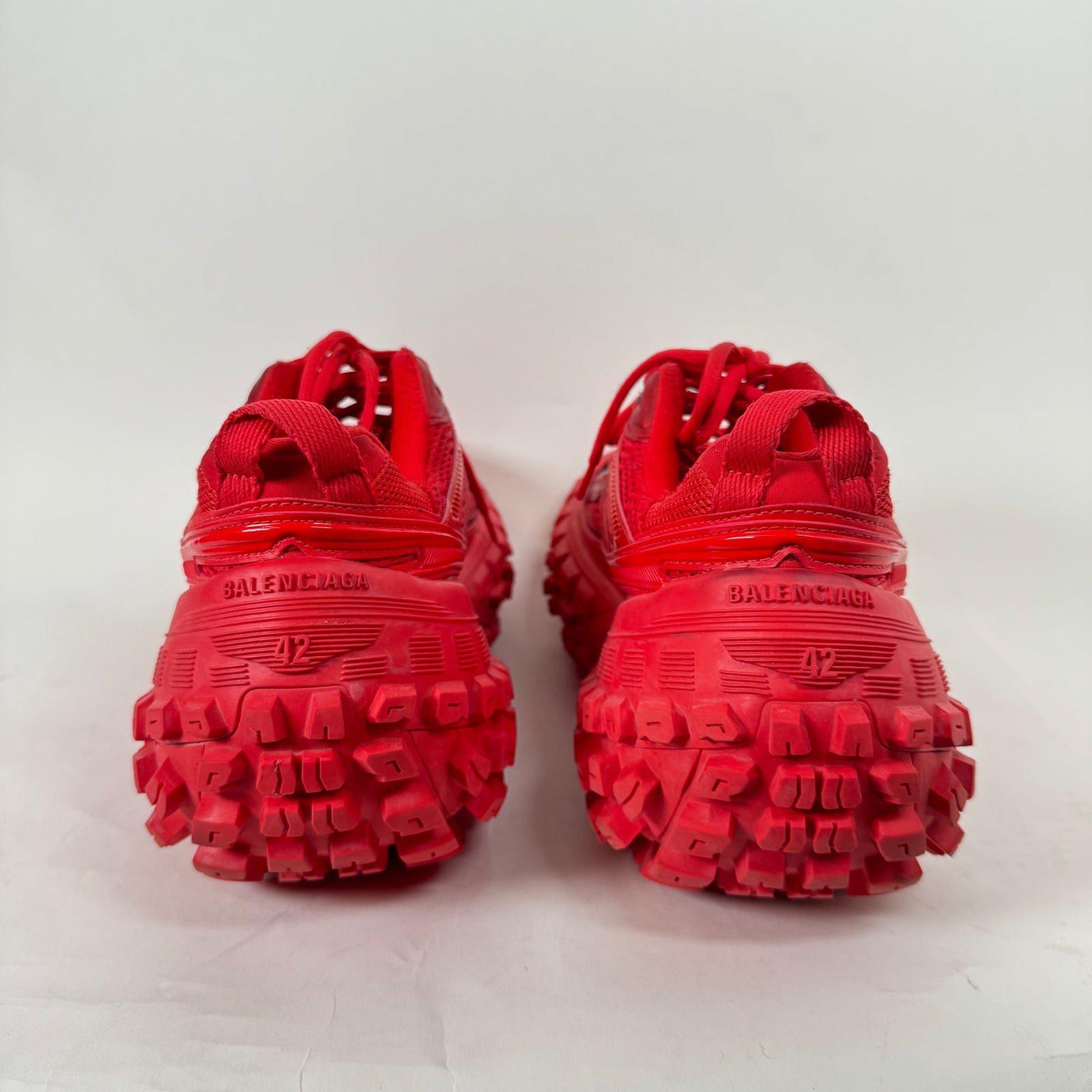 Balenciaga Red Defender Sneakers Size 42