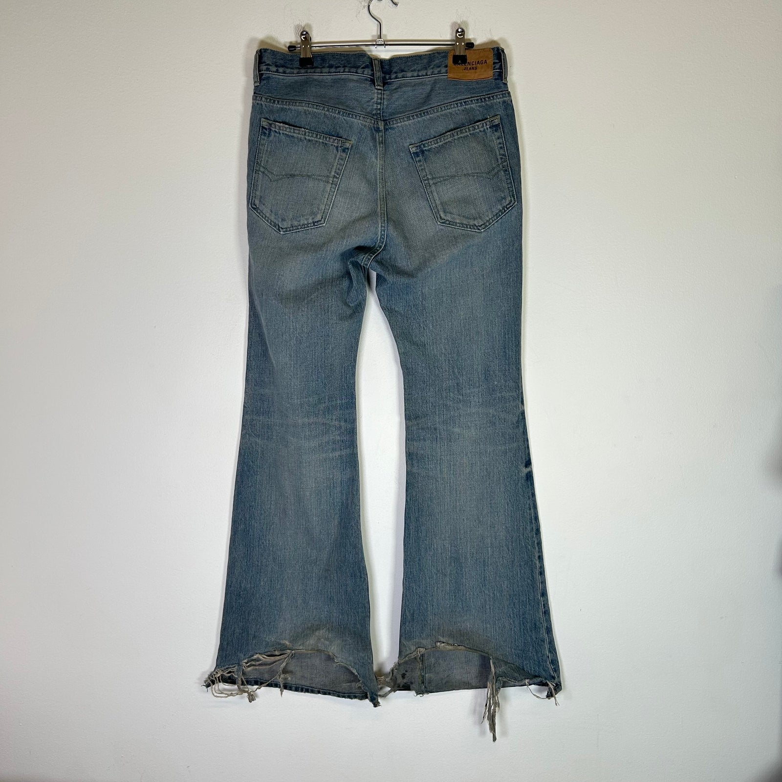 Balenciaga Lightwash Bootcut Flare Jeans Size XS