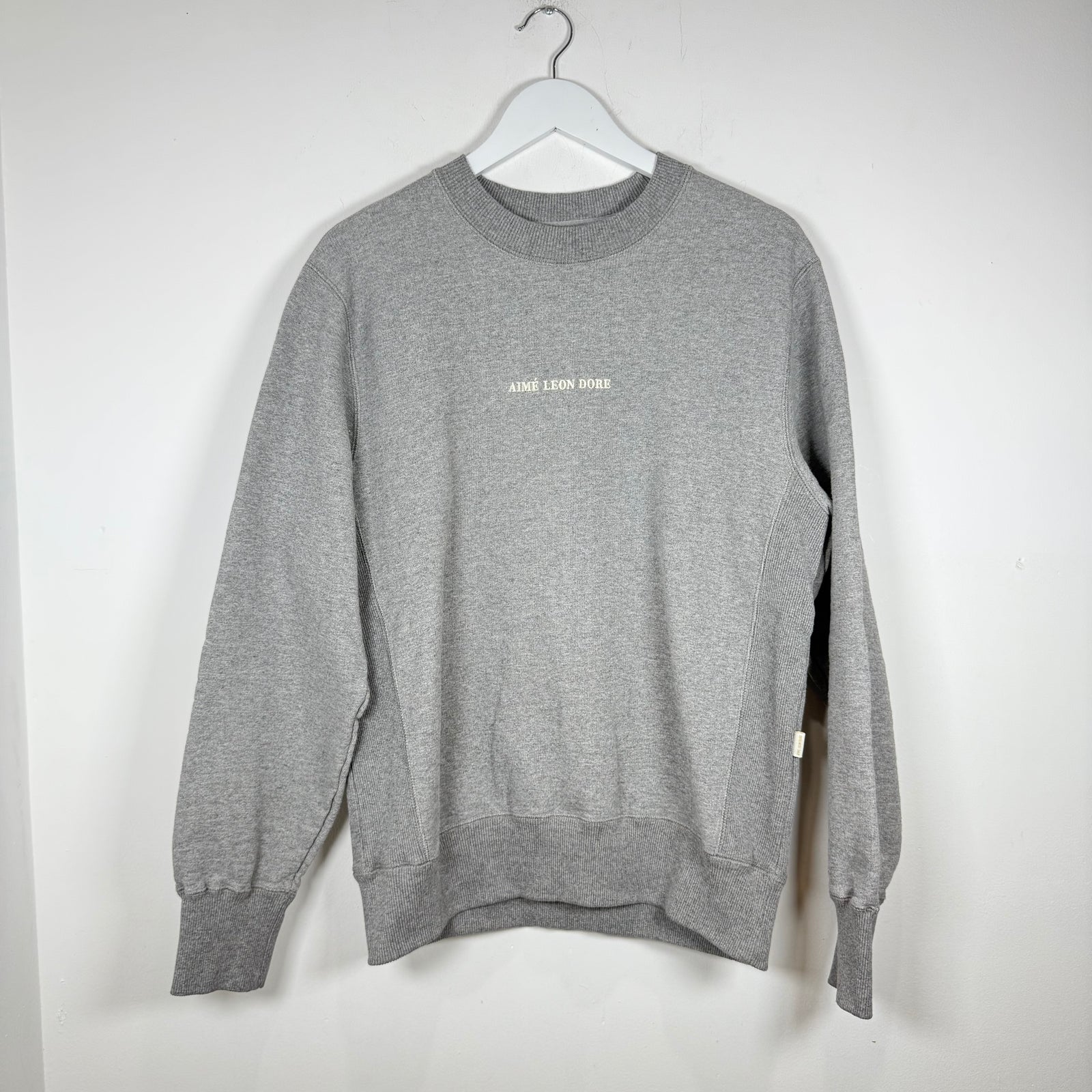 Aime Leon Dore Embroidered Grey Crewneck Size M