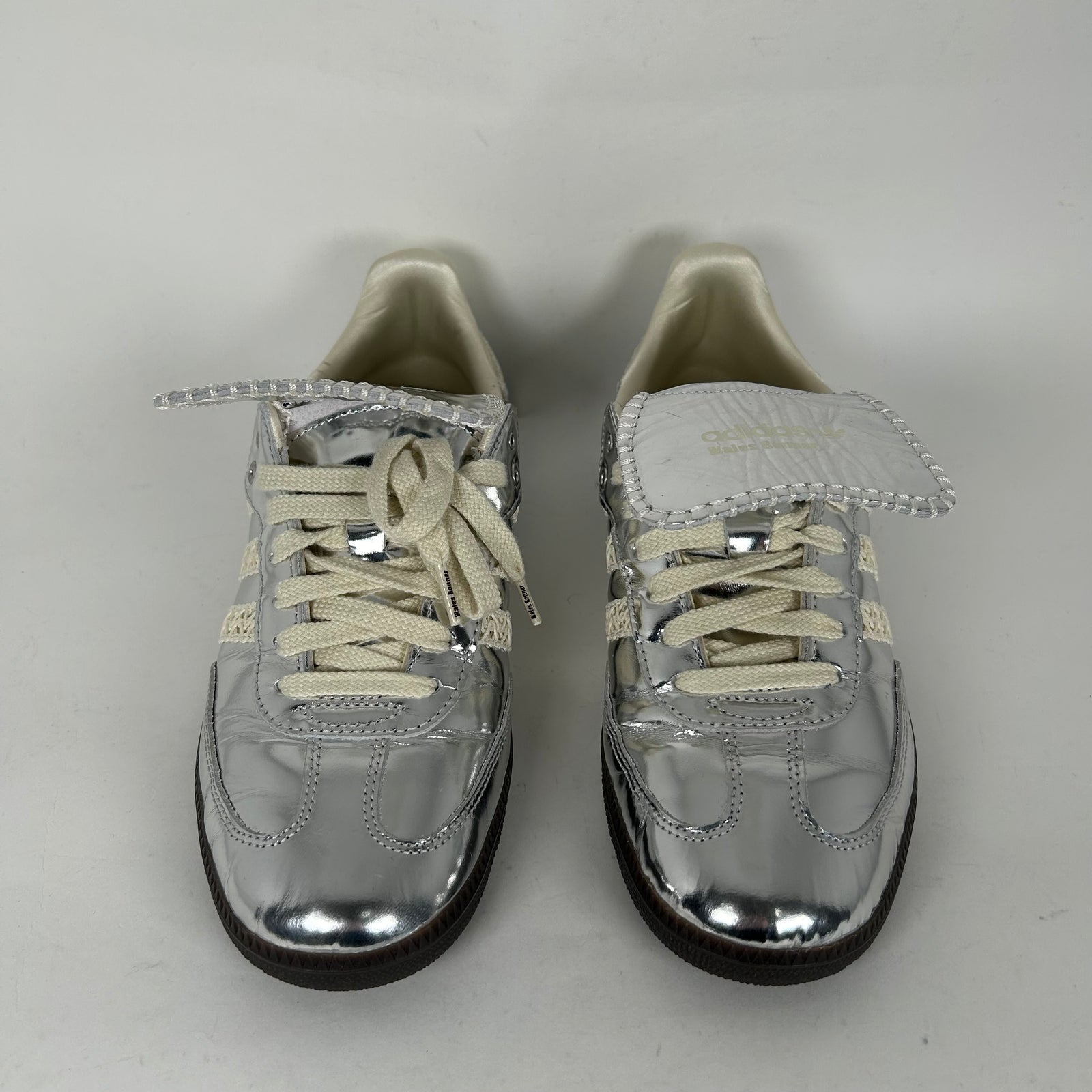 Adidas x Wales Bonner Metallic Silver Samba Sneaker Size 10