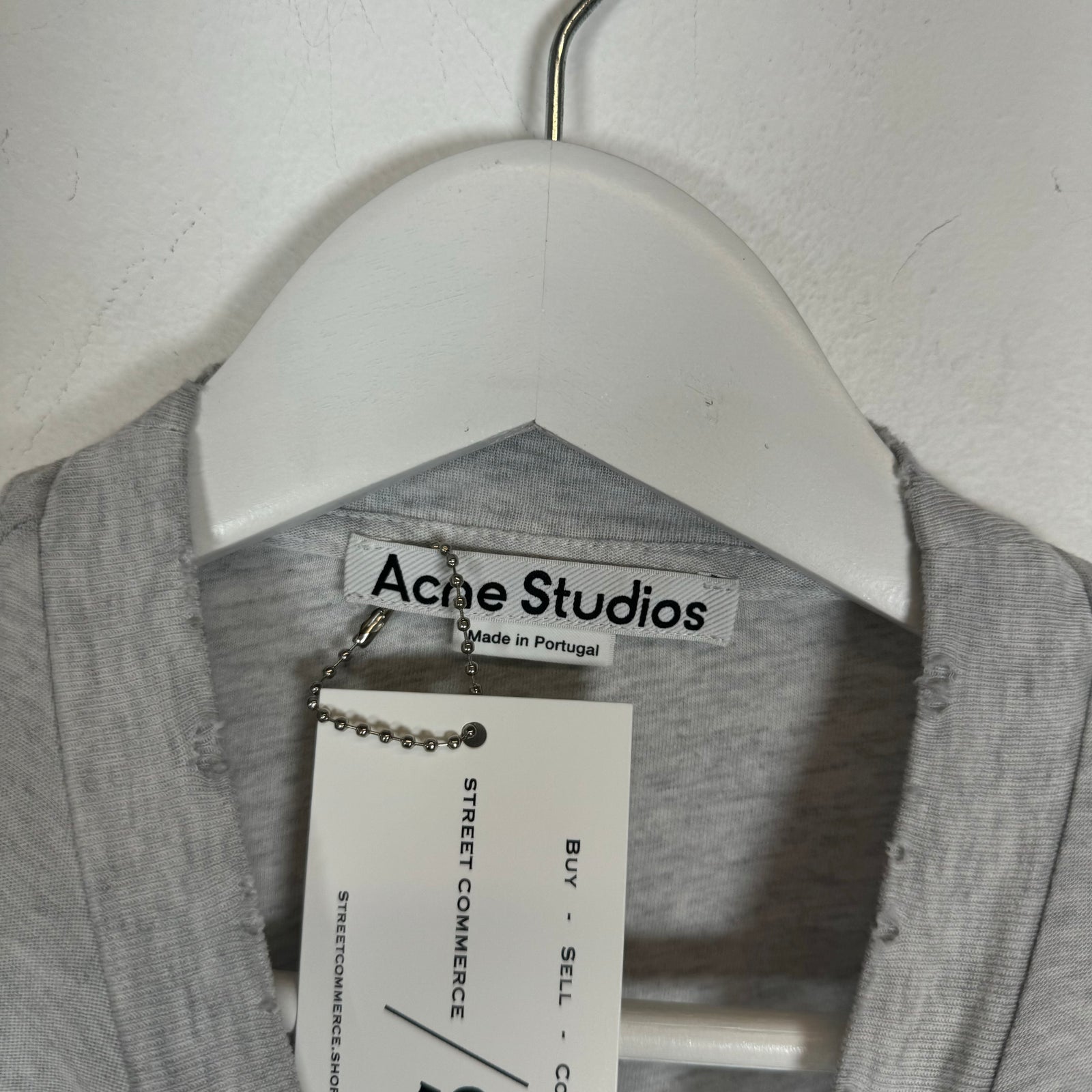 Acne Studios Grey Stockholm 1996 Tee Size XS