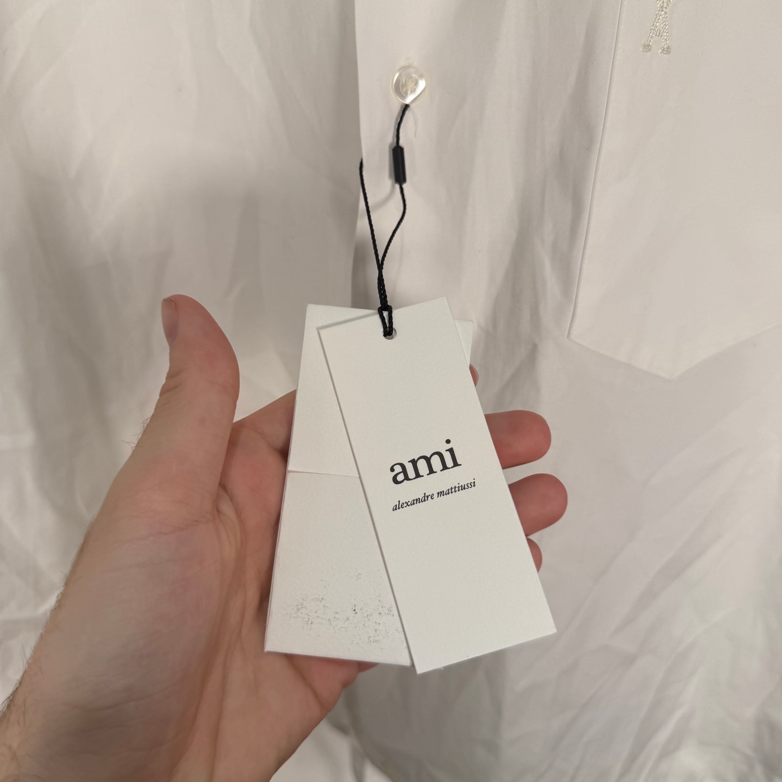 Ami White Button Up Shirt Size XL