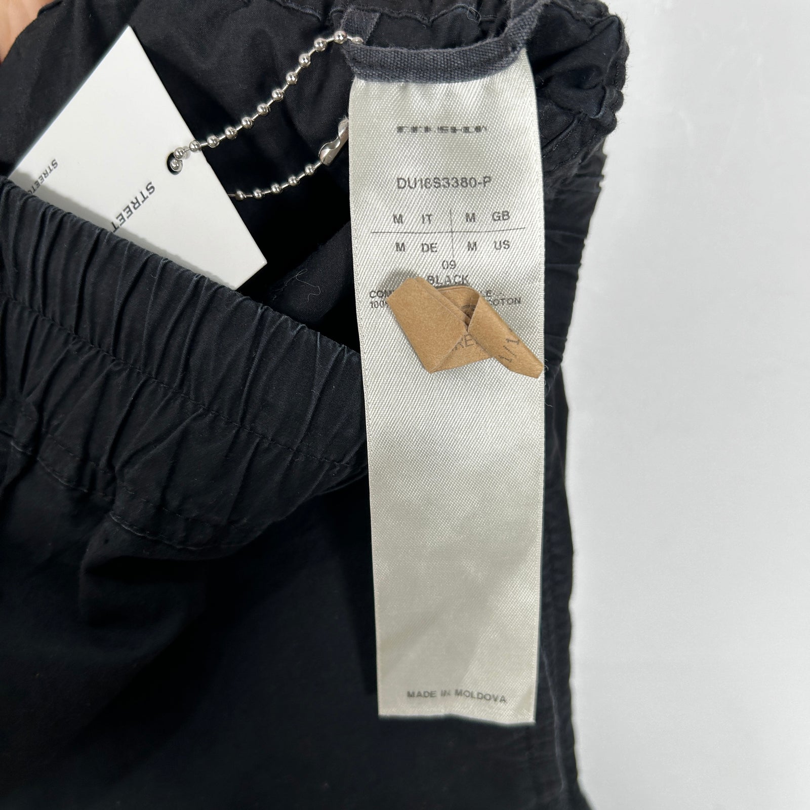 Rick Owens Black Pod Shorts Size M