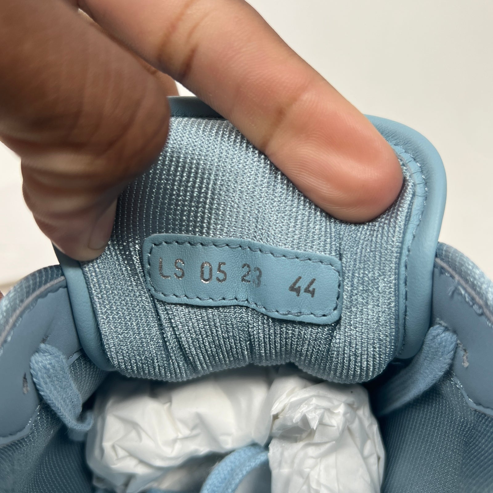 Dior B27 Blue/Beige Oblique Sneaker Size 44