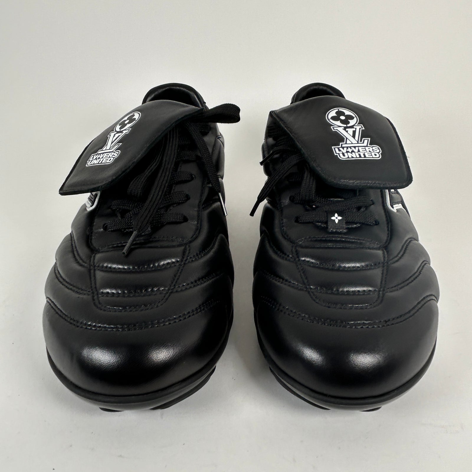 Louis Vuitton Black 'Footprint' Soccer Sneaker Size 10.5 LV
