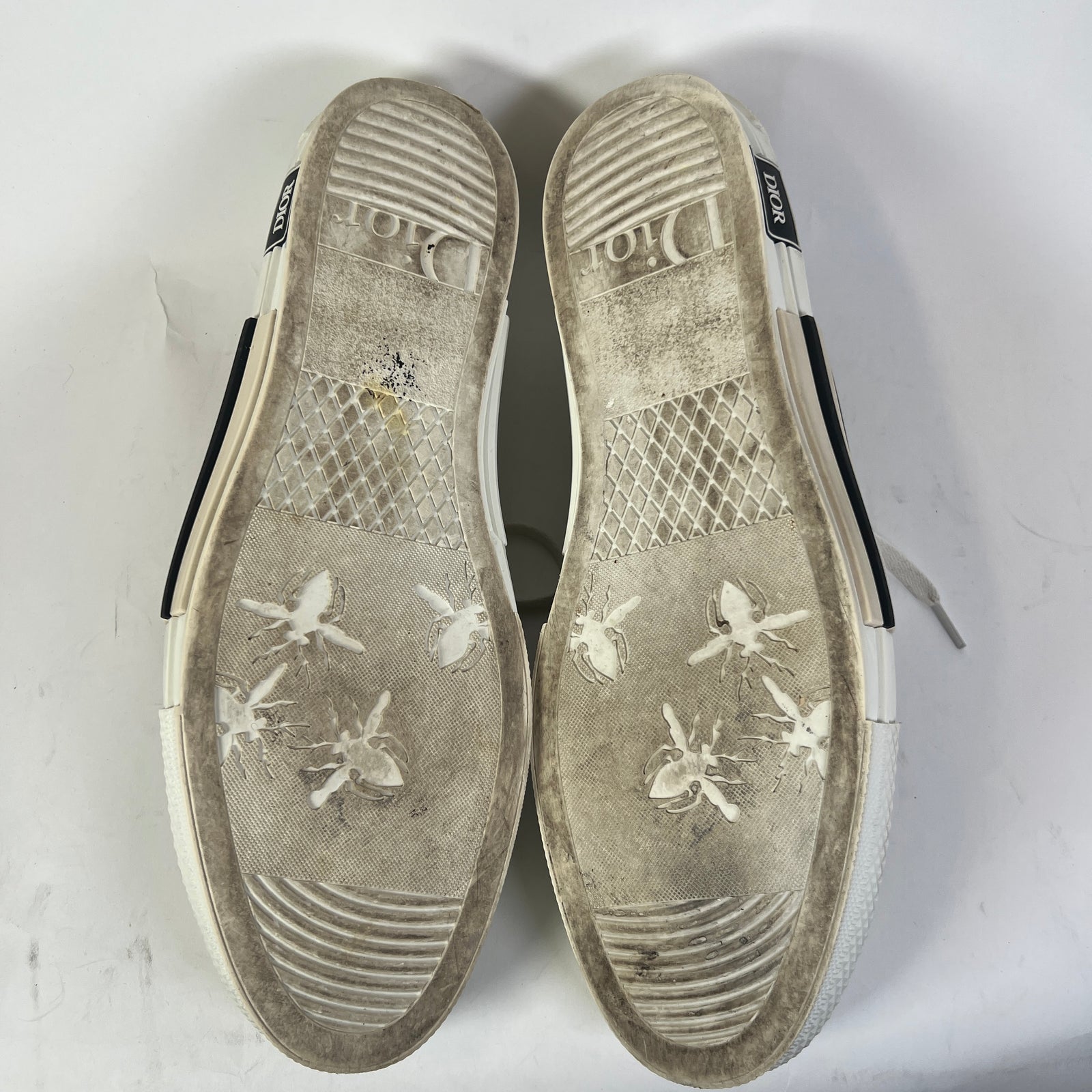 Dior B23 Black/White Oblique Low-Top Sneaker Size 51