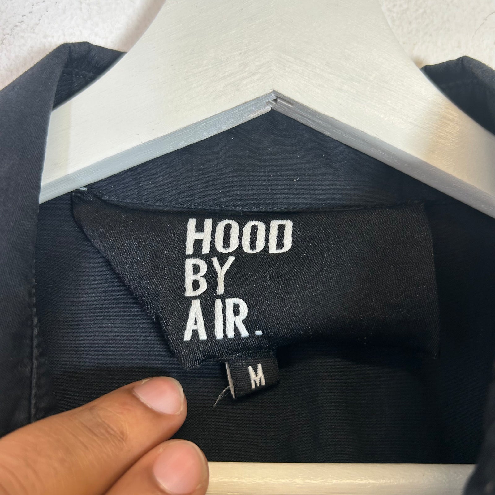 Hood By Air SS16 Black 'Headless' Button-Up Shirt Size M
