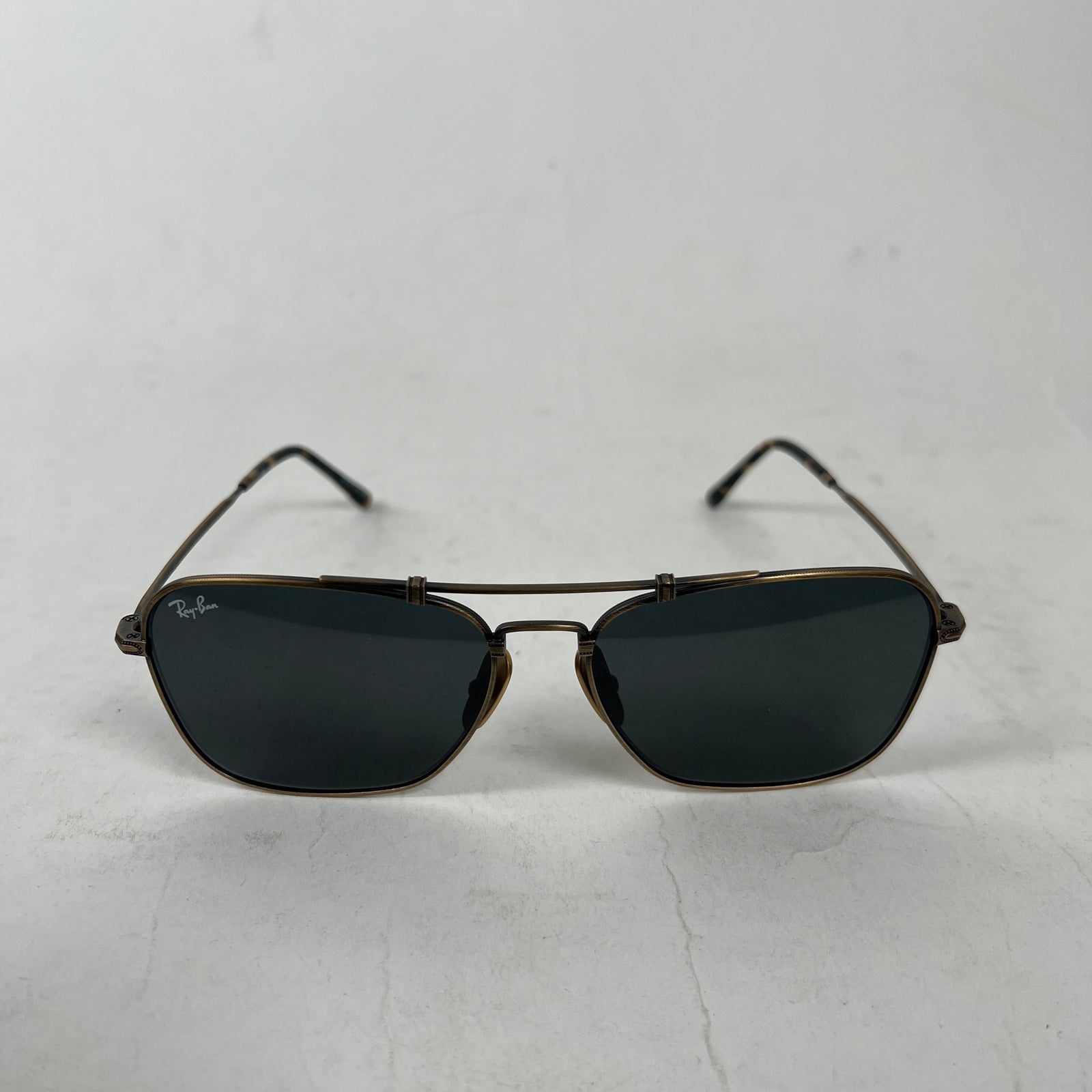 Ray Ban Caravan Titanium Black/Bronze Sunglasses