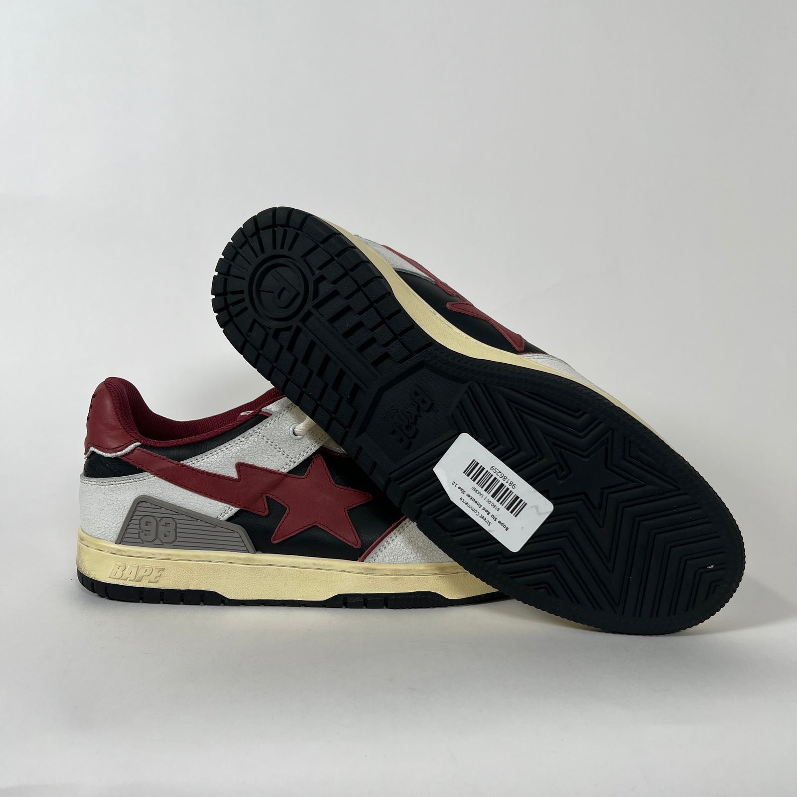 Bape Sta Red Sneaker Size 12