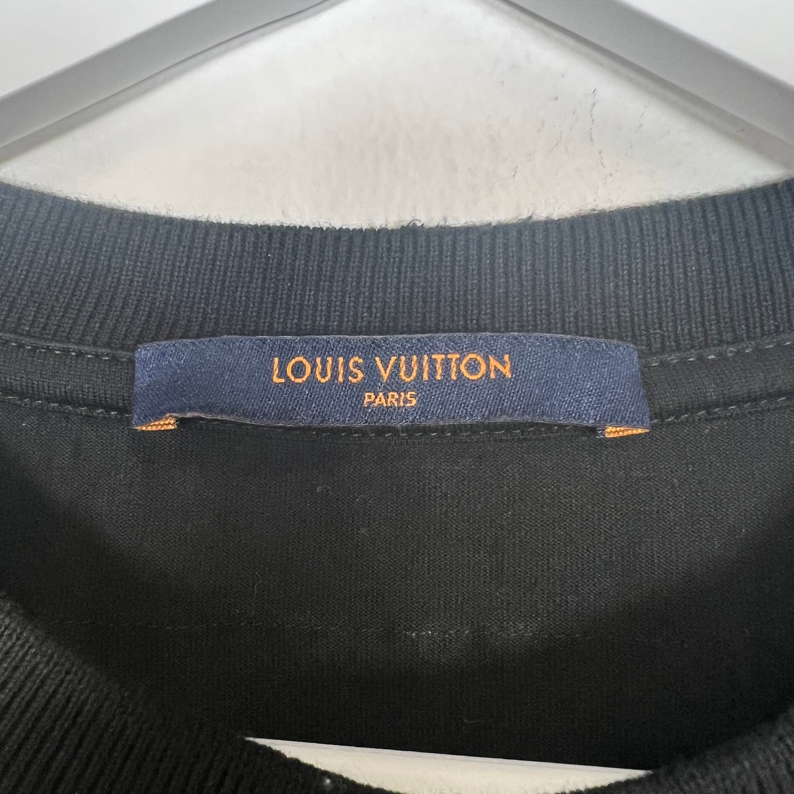 Louis Vuitton Black Cartoons Jacquard Tee Sz M