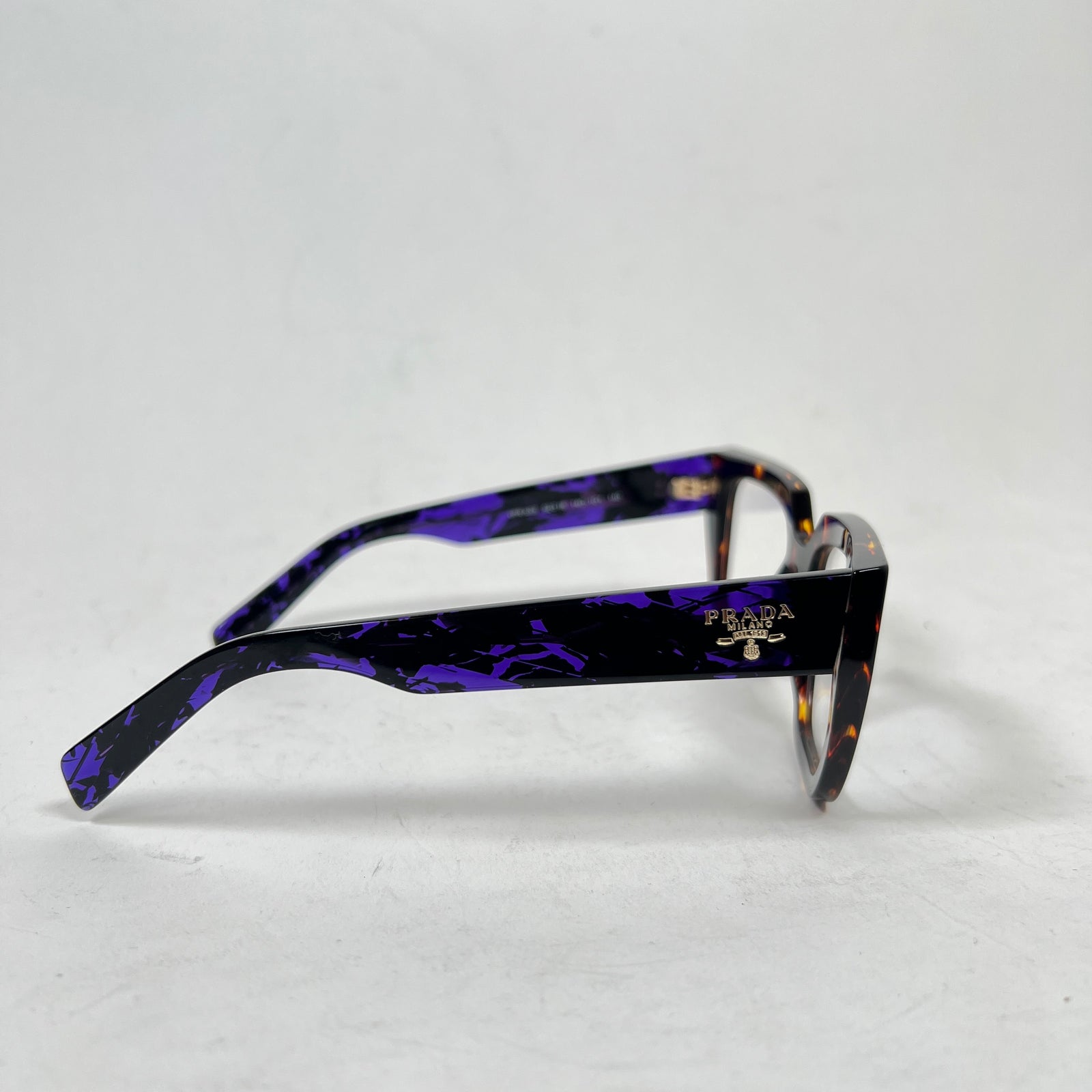 Prada Havana Magma Clear Frames