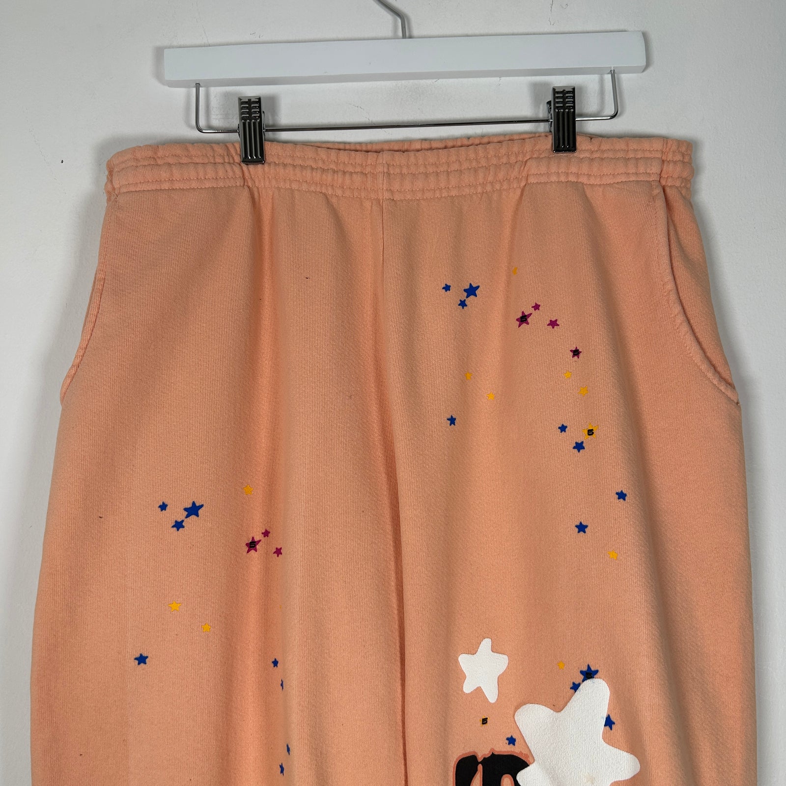 Sp5der Peach Graphic Sweatpants Size L