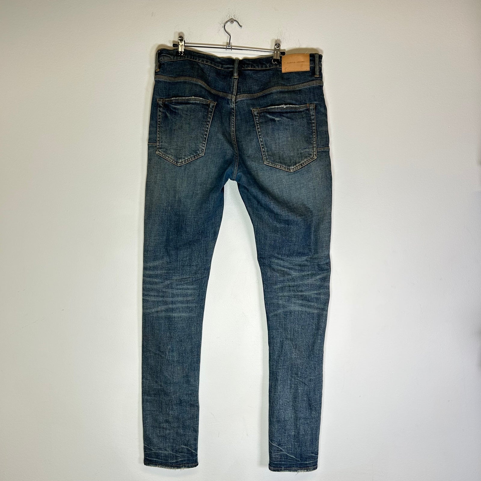 Purple Brand P002 Ripped Slim-Cut Jeans