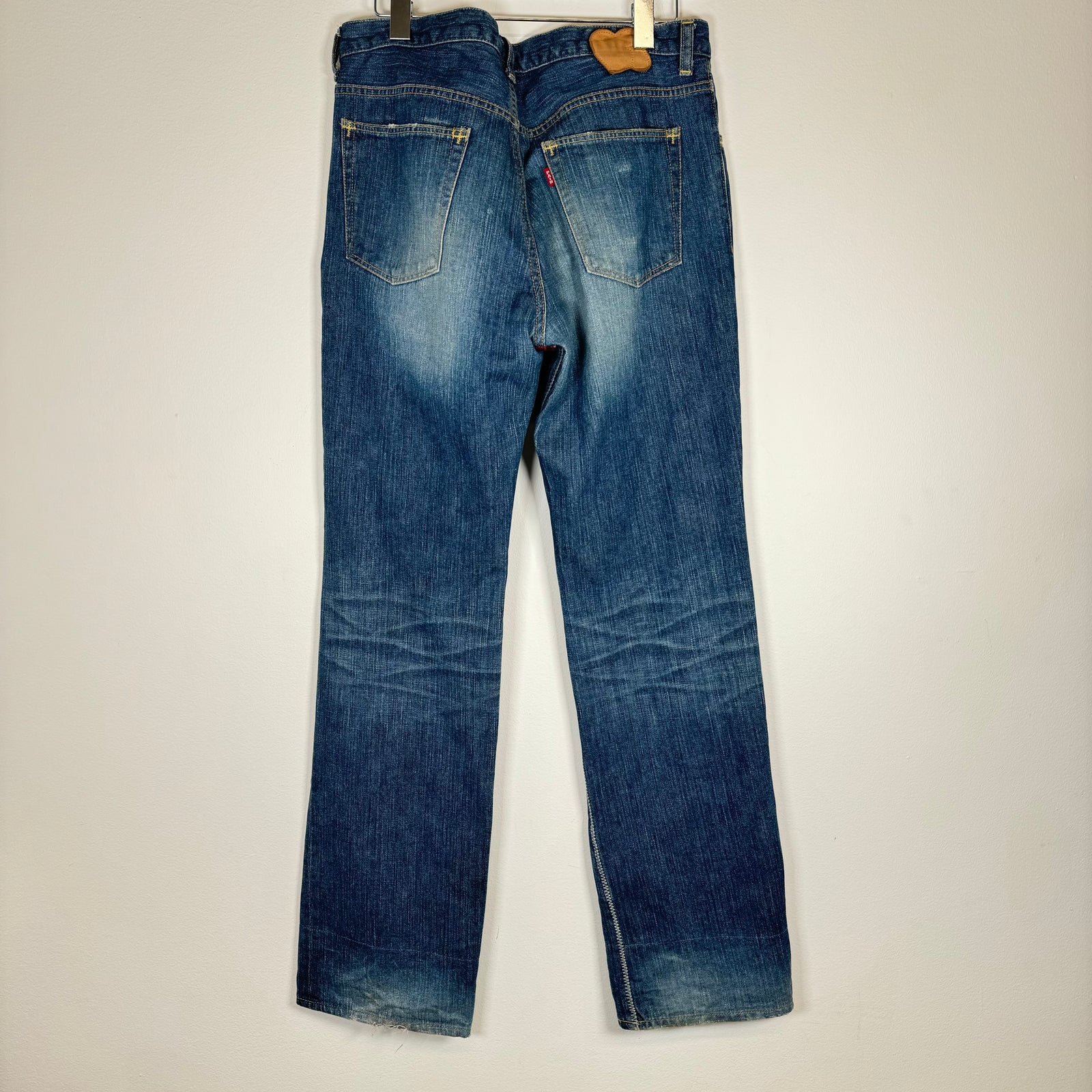 Number (N)ine Kurt Cobain Denim Patch Jeans Size 4x32