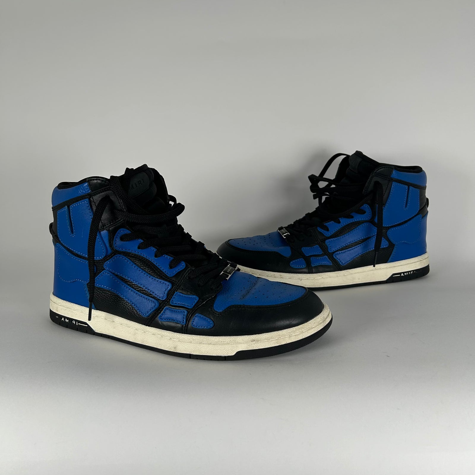 Amiri Royal Bone Hightops Size 44