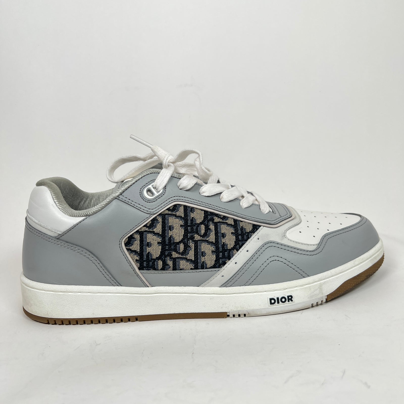 Dior Grey Monogram B27 Sneaker Size 47