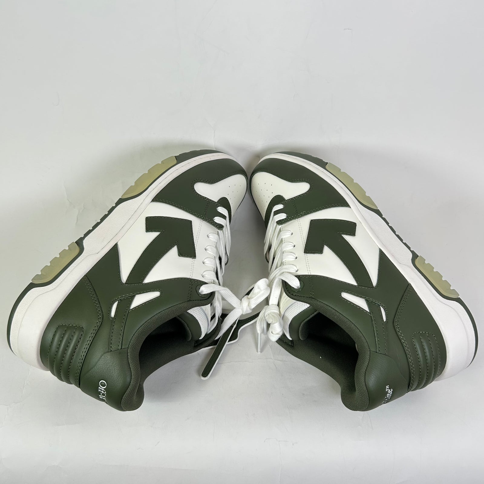 Off-White Olive Green Out Of Office Sneaker Size 47