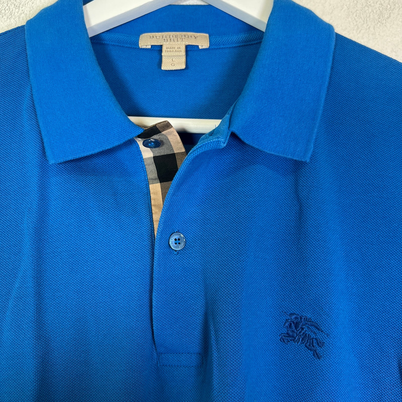 Burberry Brit Blue Check Polo Shirt