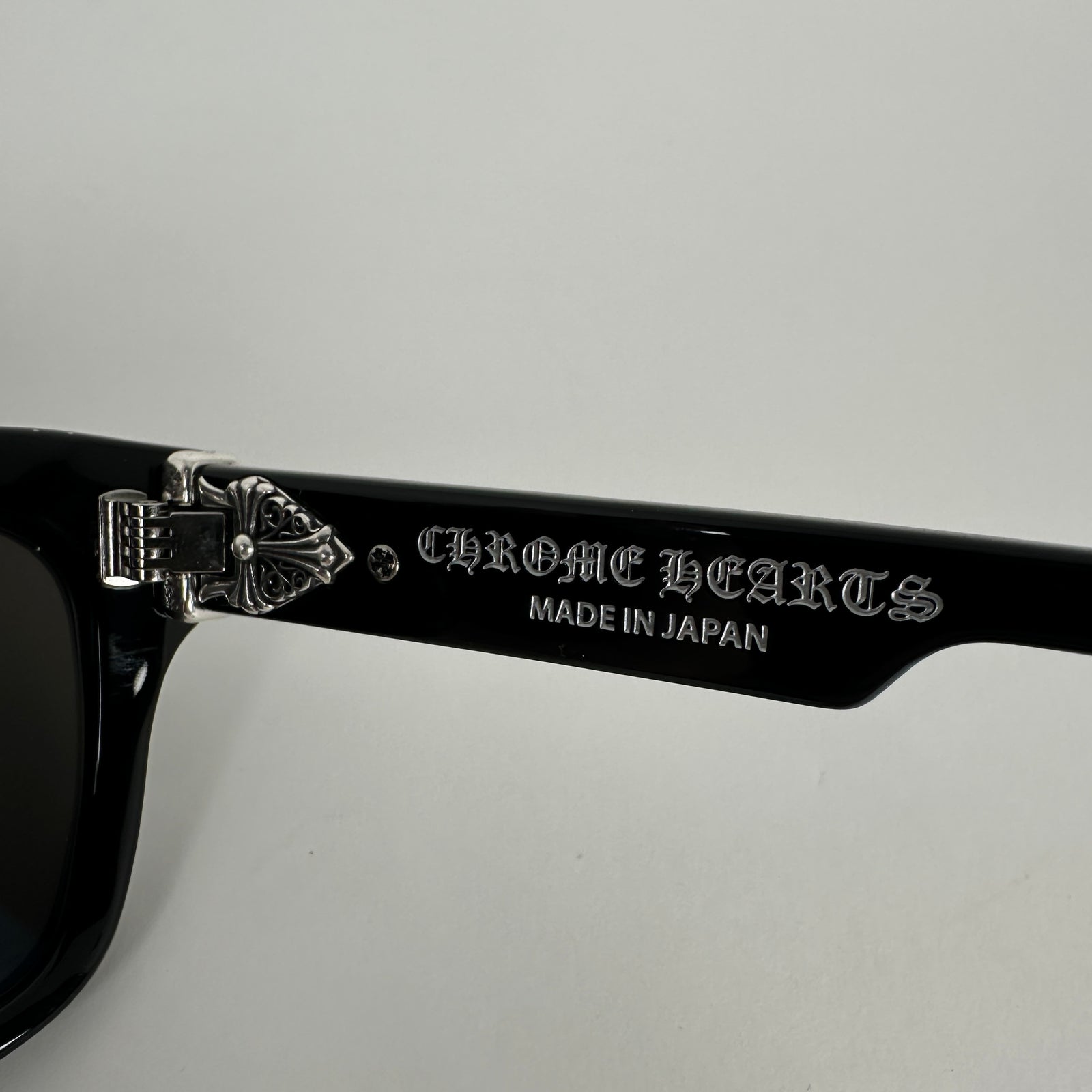 Chrome Hearts Black Box Officer Sunglasses