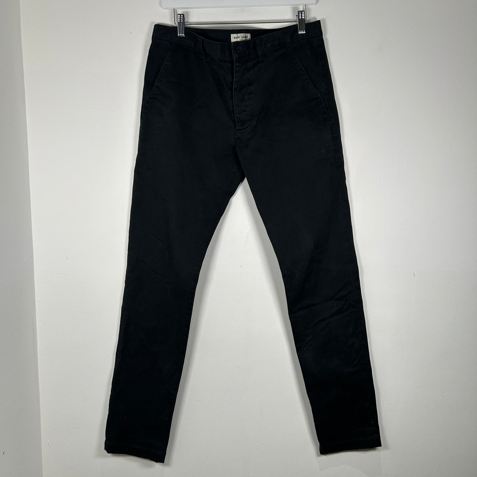 Saint Laurent Black Chino Pants Size 33