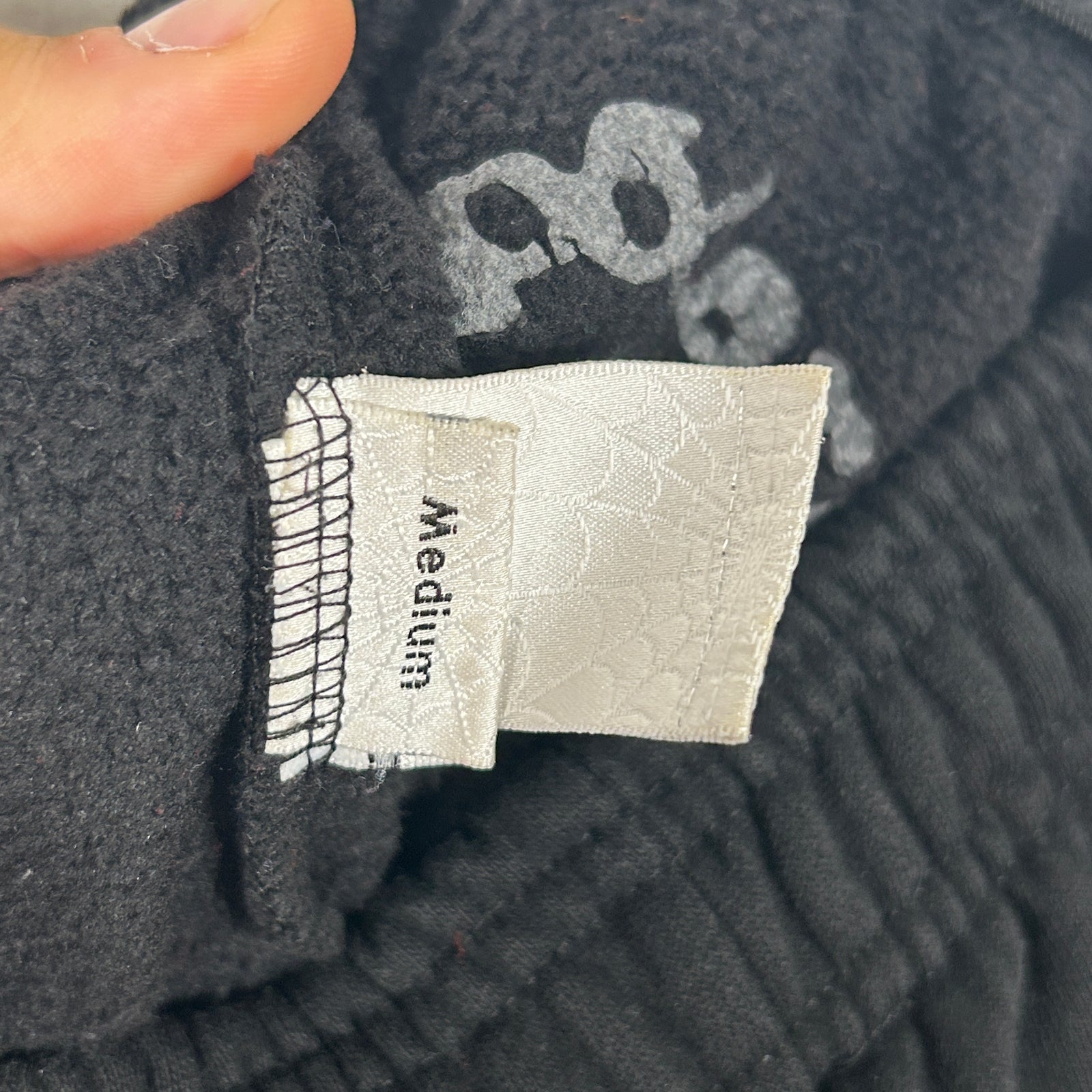 Sp5der Black/Yellow Beluga Sweatpants Size M