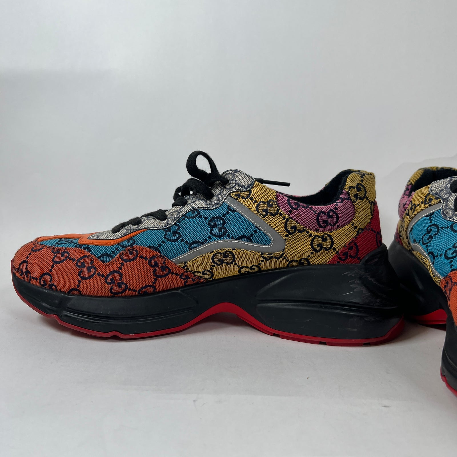 Gucci Rython Multi Color GG Canvas Size 10