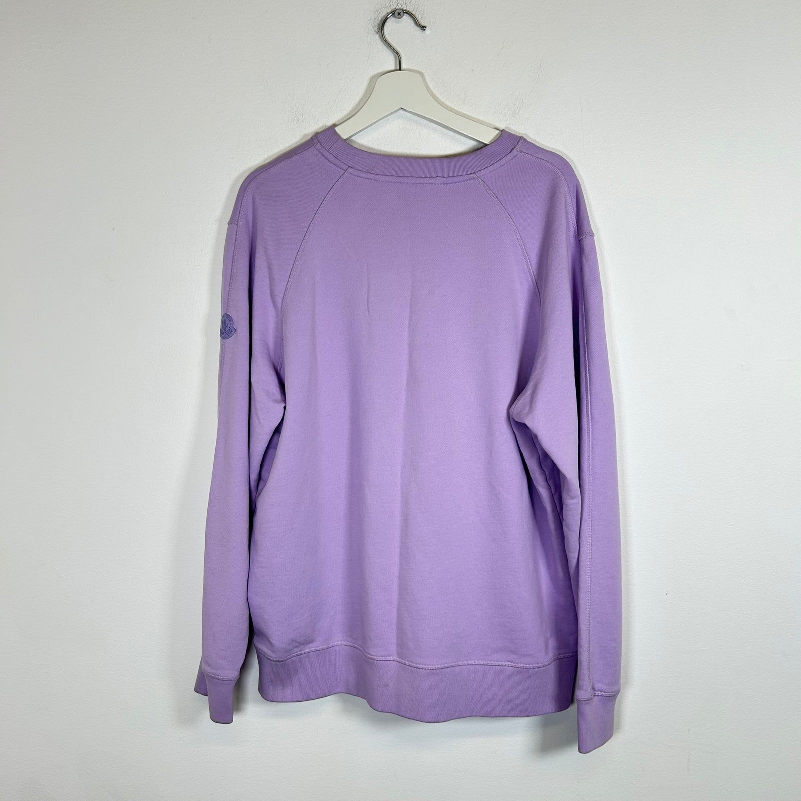 Moncler Lavender Patch Logo Crewneck Size L