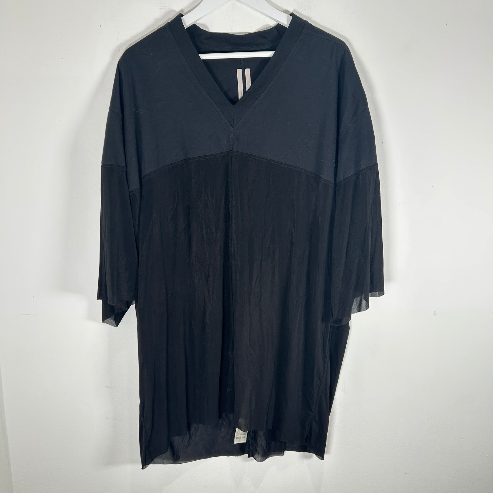 Rick Owens SS23 EDFU V-Neck Joe T-Shirt Size OS