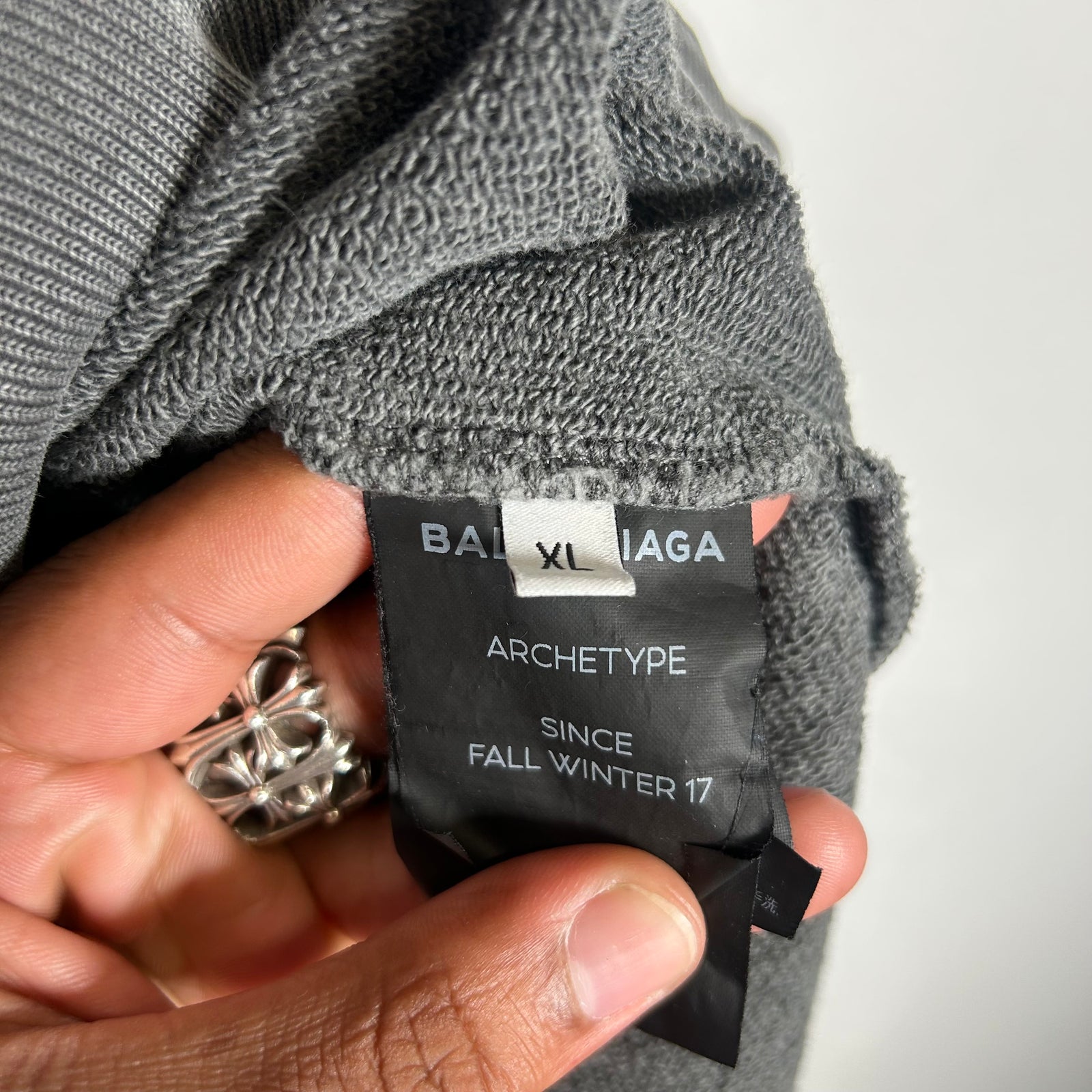 Balenciaga FW17 Paris Tourist Souvenir Hoodie