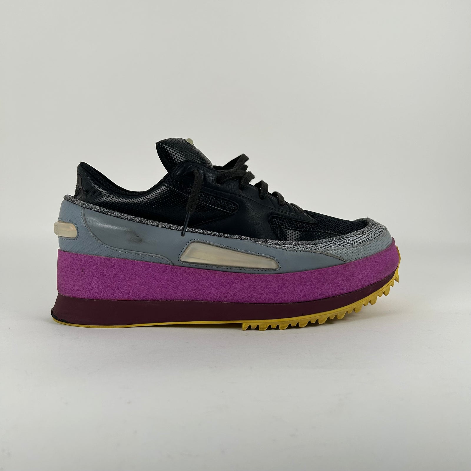 Raf Simons x Adidas SS15 Platfom Multi Color Sneaker Size 10