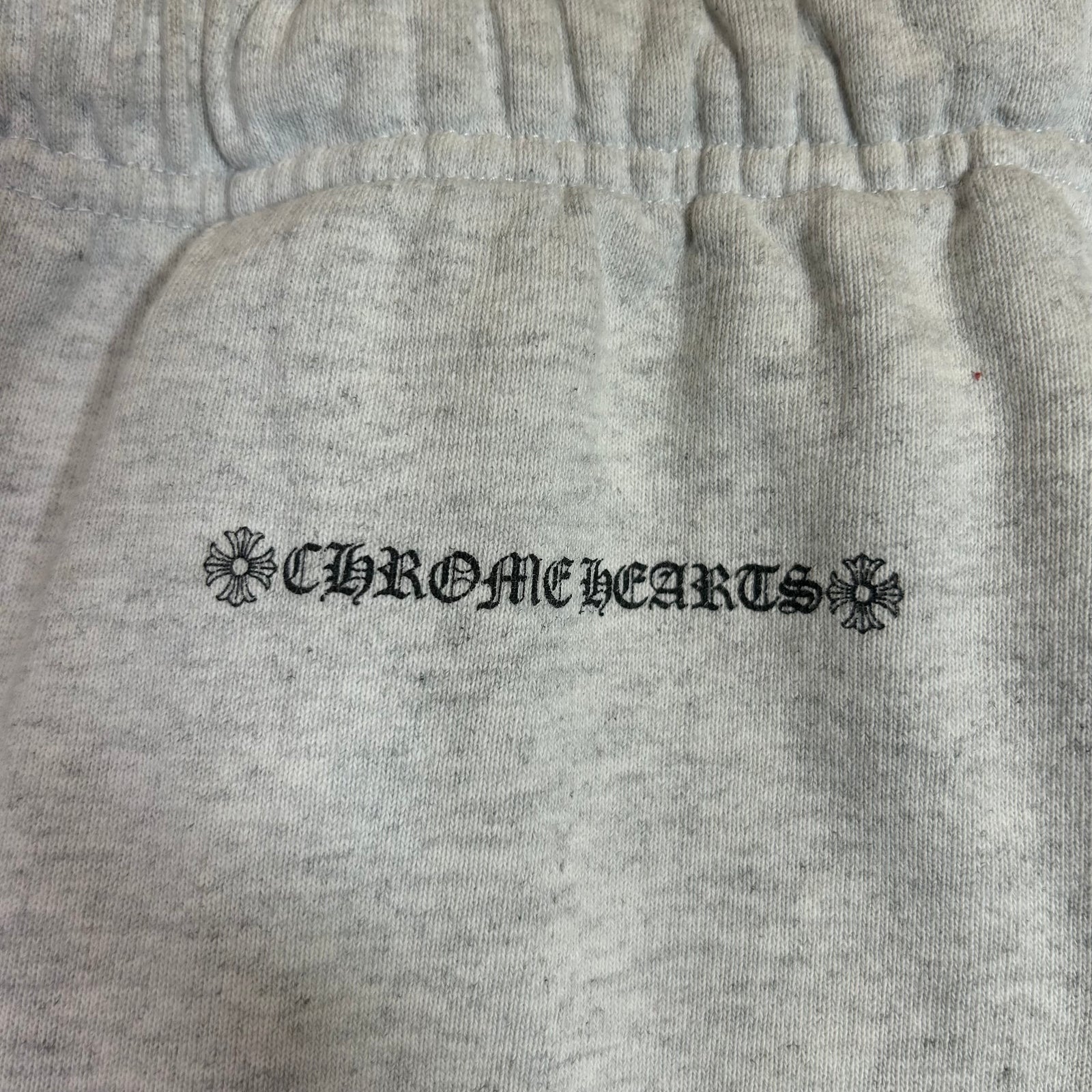 Chrome Hearts Matty Boy Grey 'Stay Fast' Flame Sweatpants Size XL