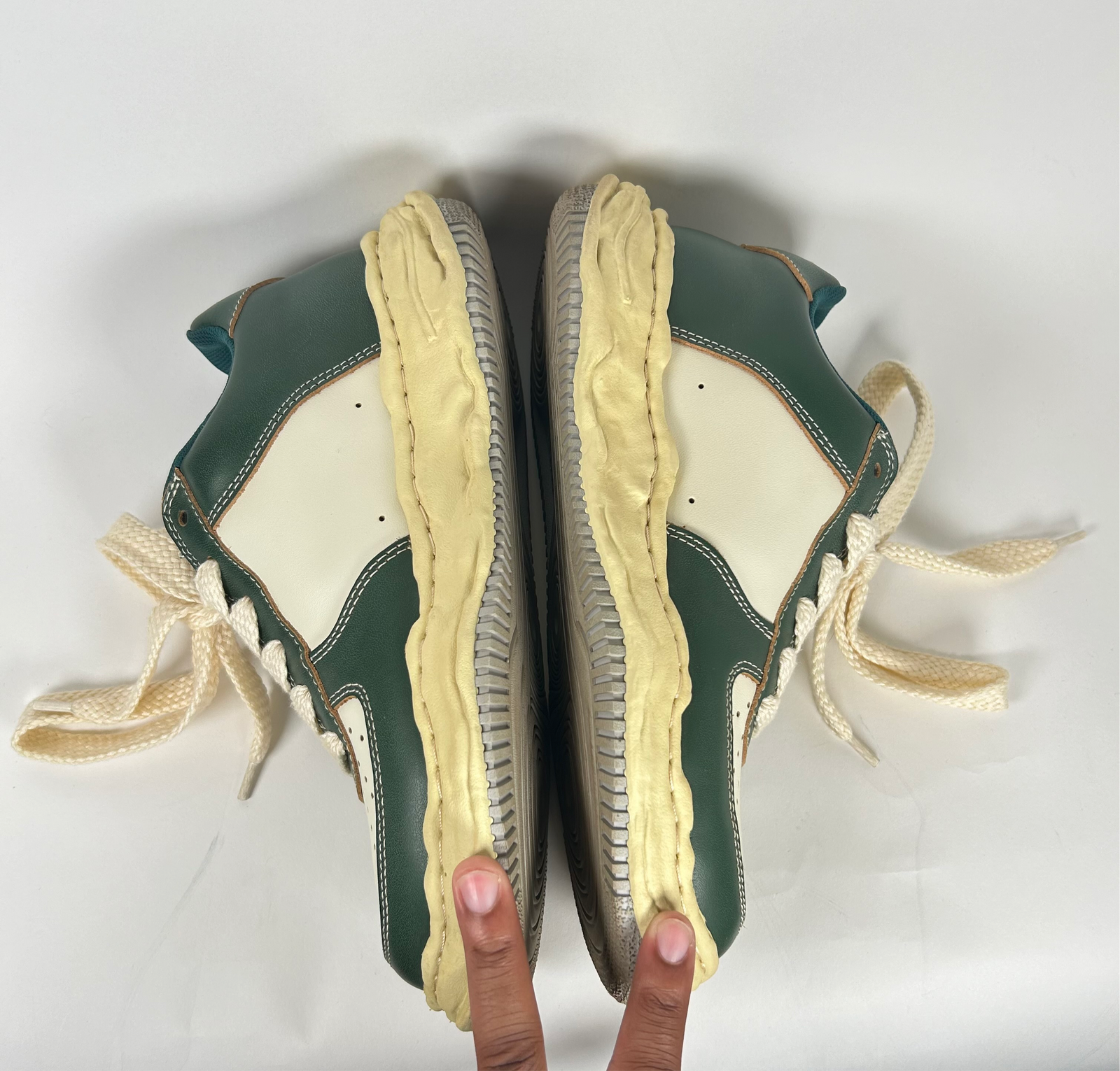 MMY Green Wayne Vintage Sole Sneaker Size 43