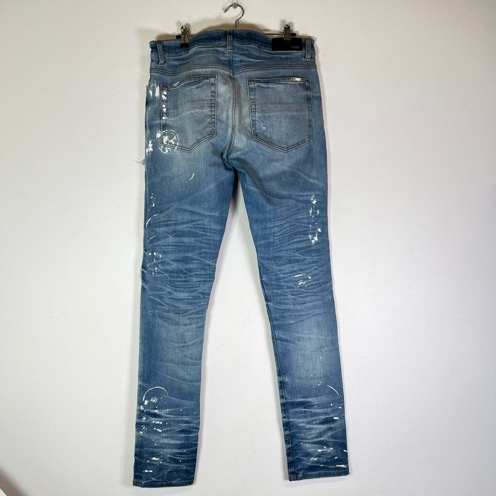 Amiri Faded Indigo Painter Denim MX1 Jeans