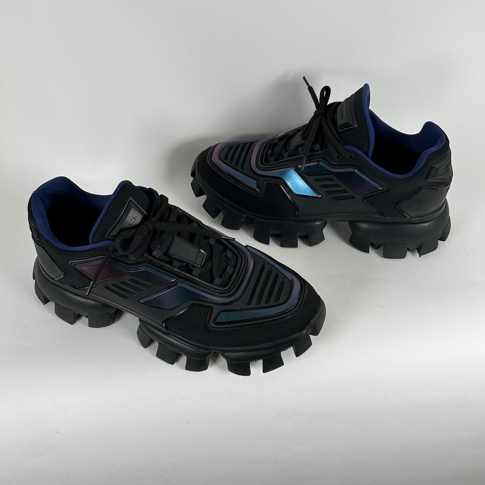 Prada Black /Blue Cloud Bust Thunder Size 8.5