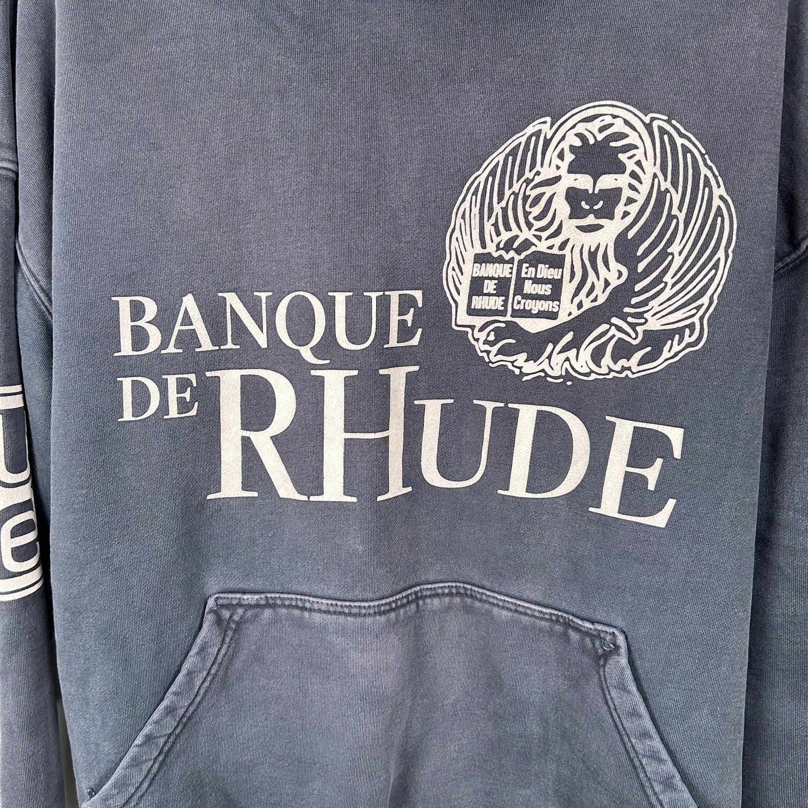 Rhude 'Banque' Graphic Hoodie Size M
