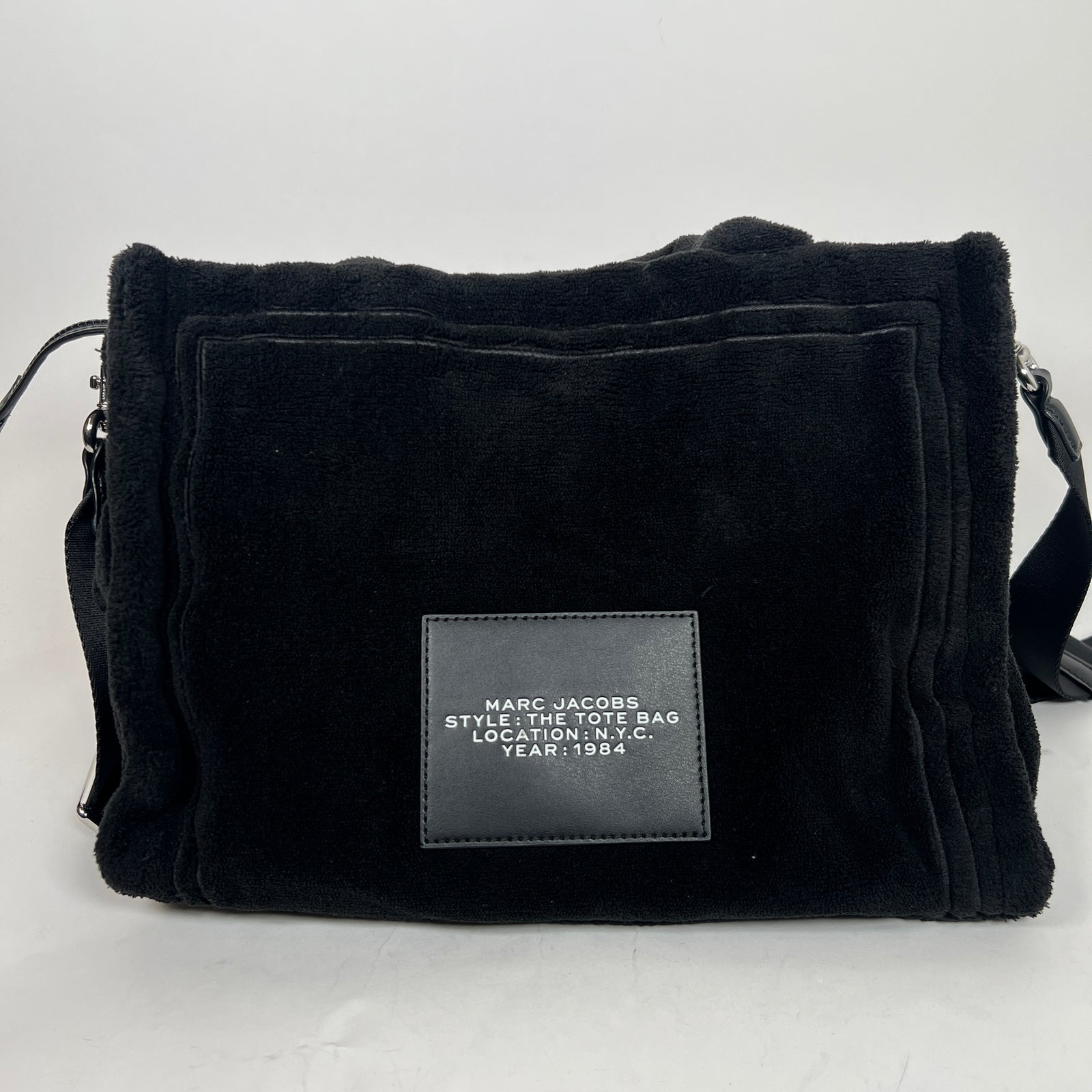 Marc Jacobs Black The Terry Medium Tote Bag