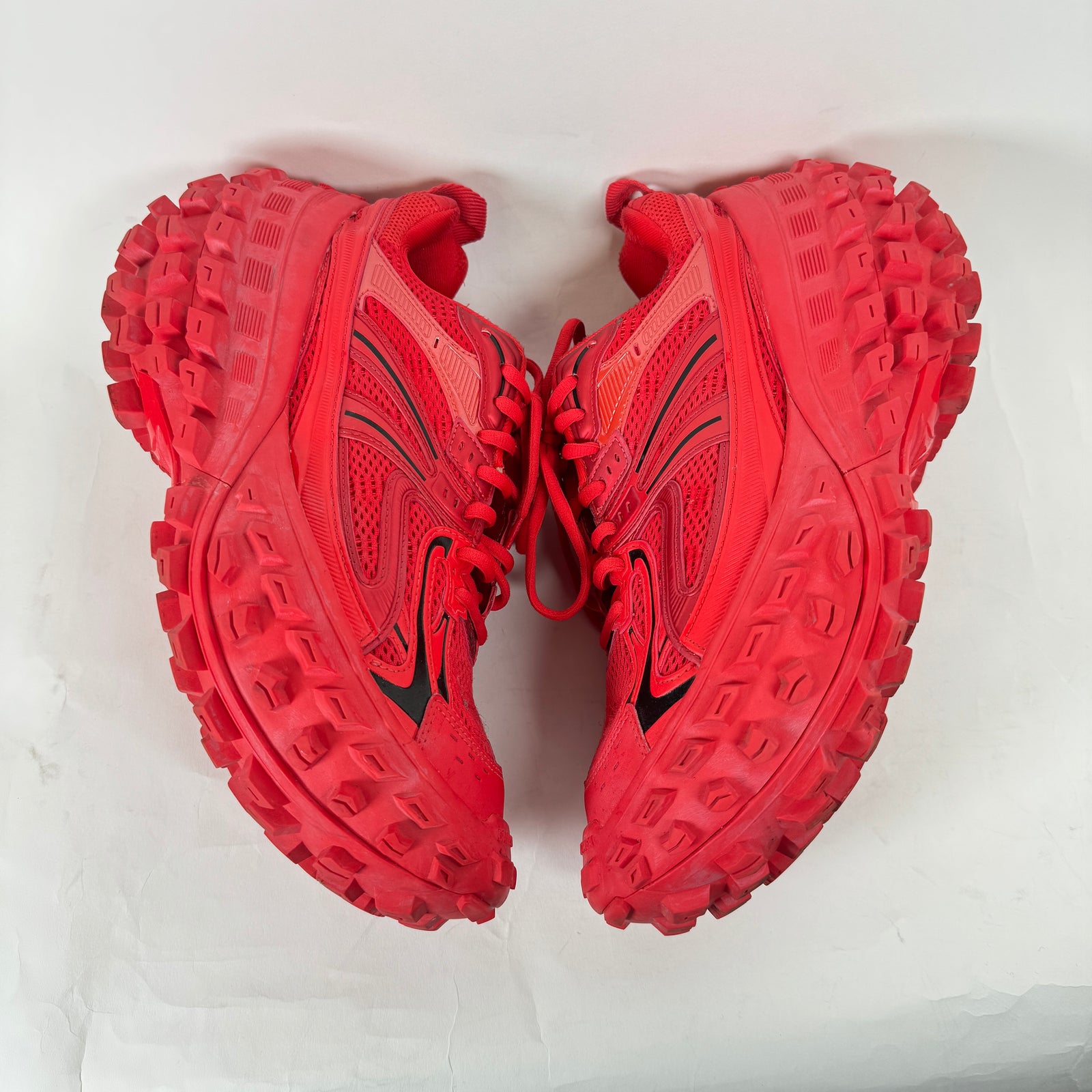 Balenciaga Red Defender Sneakers Size 42