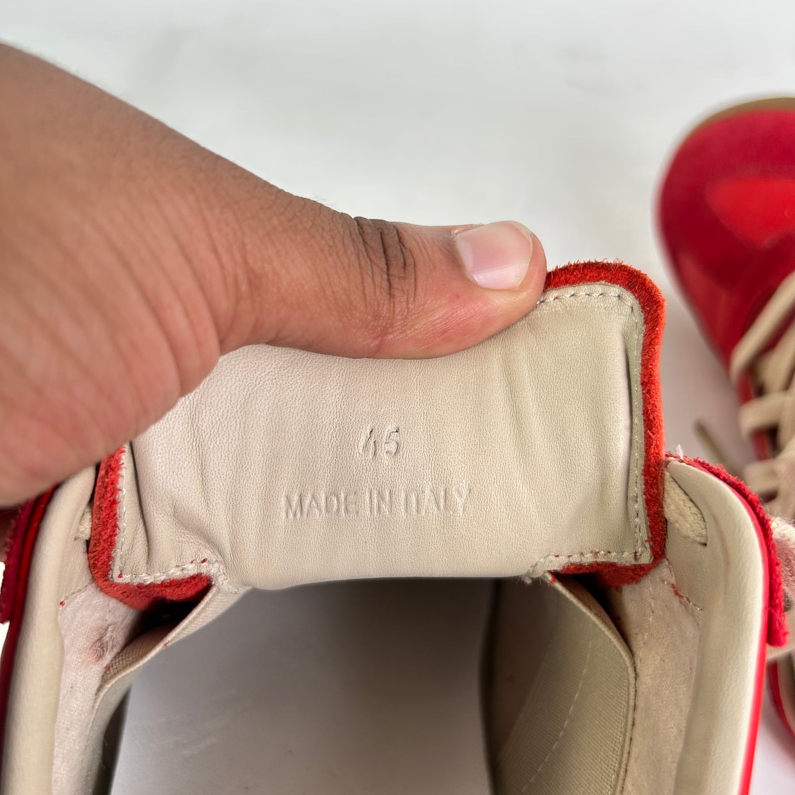 Maison Margiela Red Replica Gats Size 45