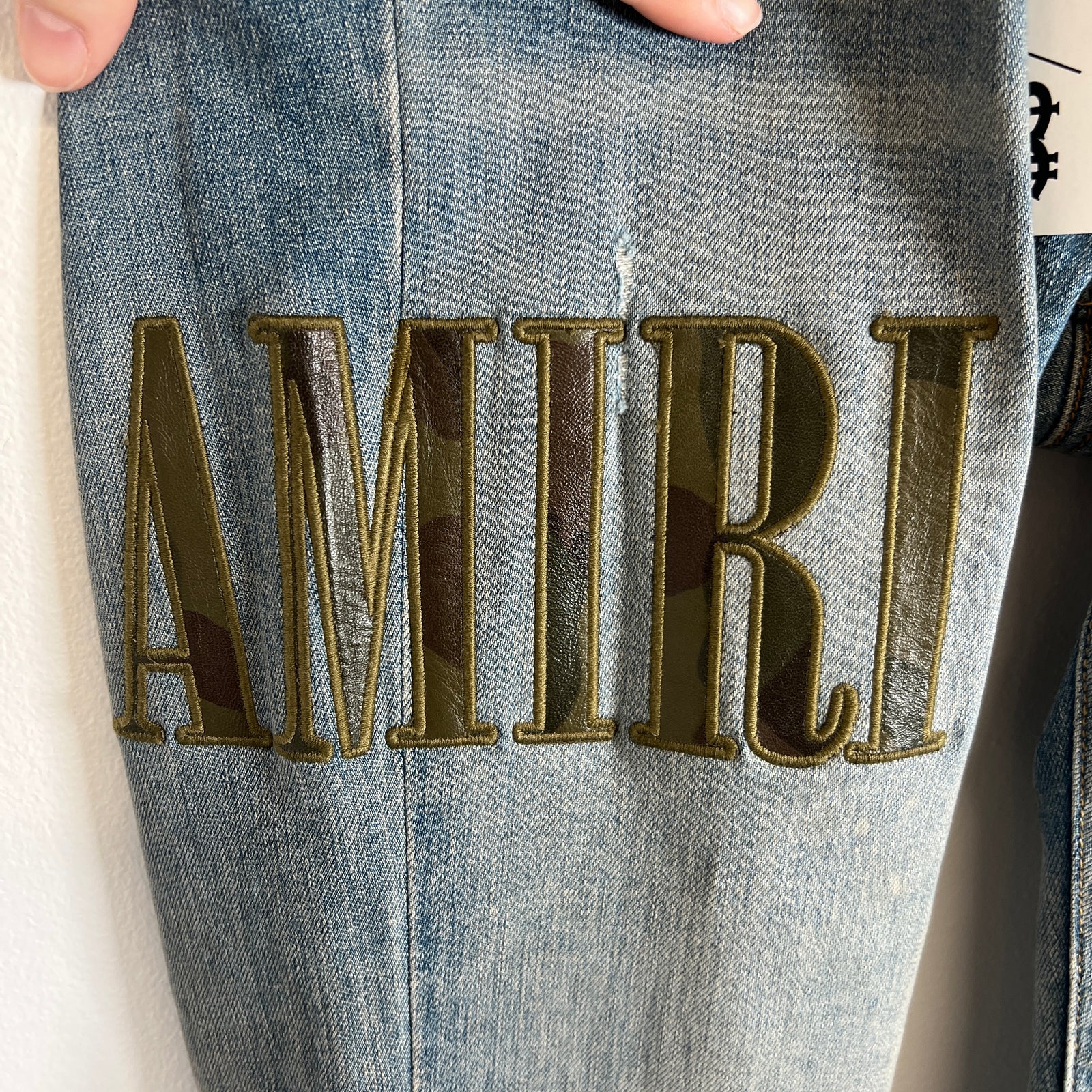 Amiri MX1 Thigh Logo Size 36