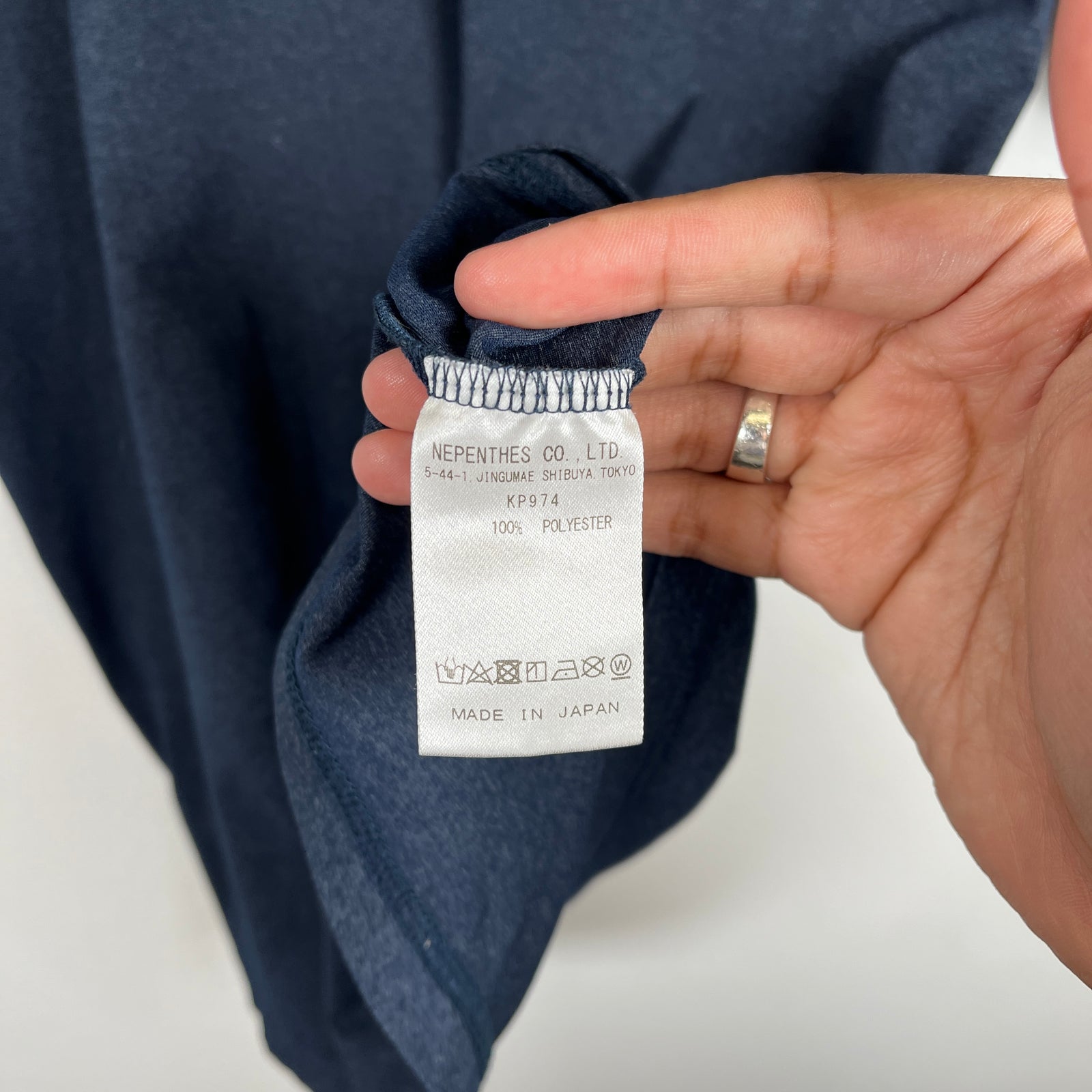 Needles x Hidden NY Navy Butterfly Tee Size S