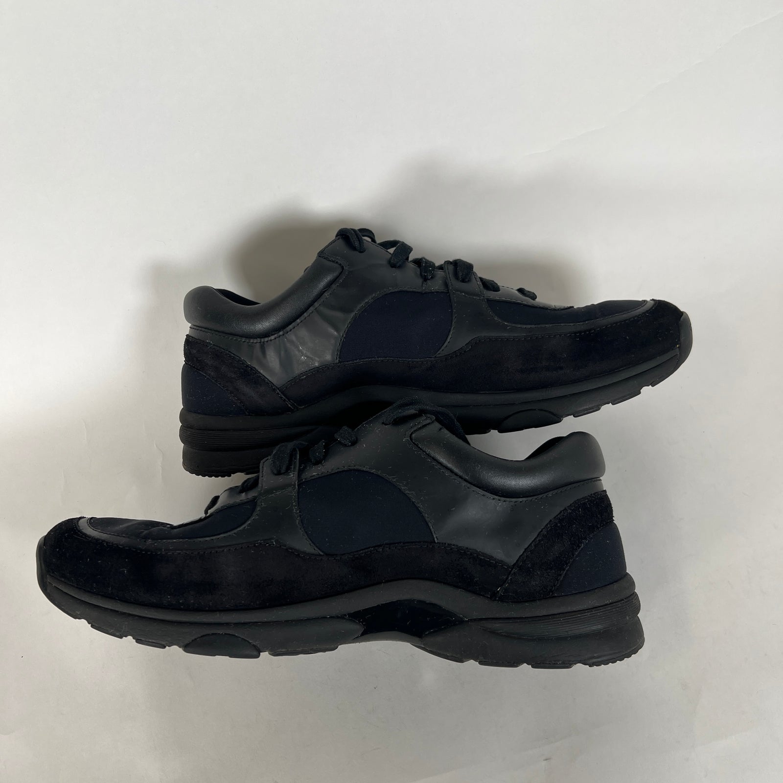 Chanel Black Tennis Trainer Size 44