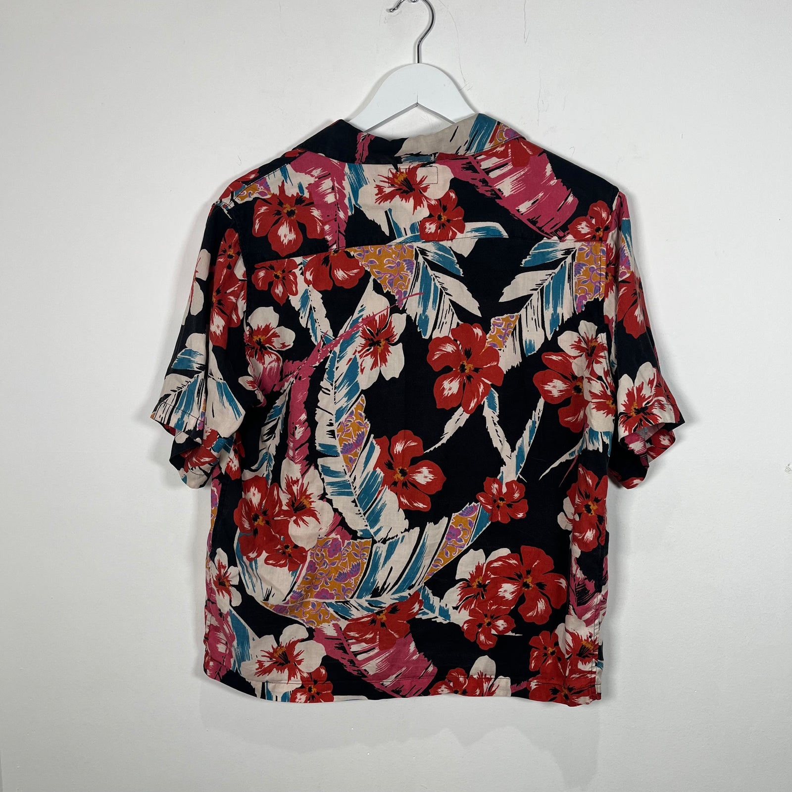 Saint Laurent Hawaiian Flower Button-Up Shirt Size M
