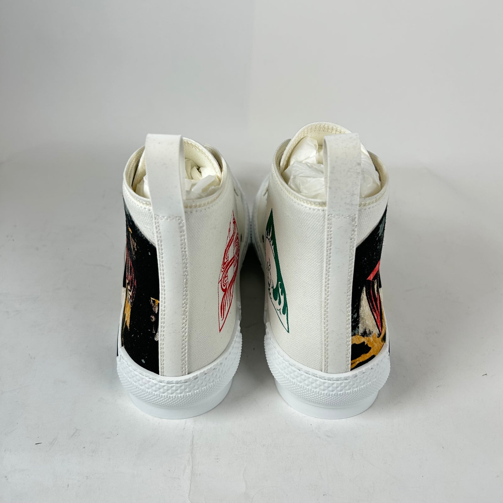 Dior B23 White 'AsteroDior' High-Top Sneaker Size 42
