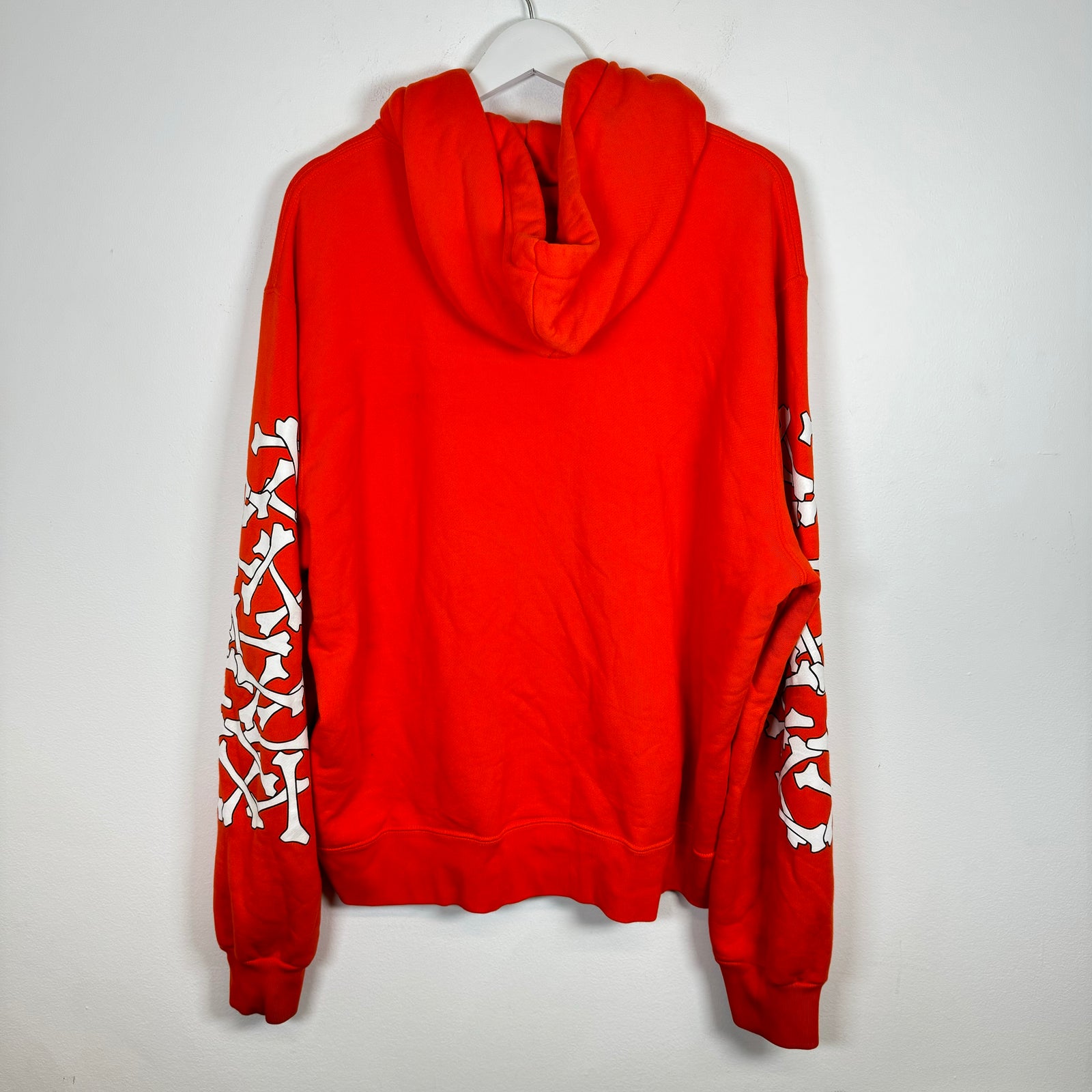 Amiri Orange Bones Hoodie Size L