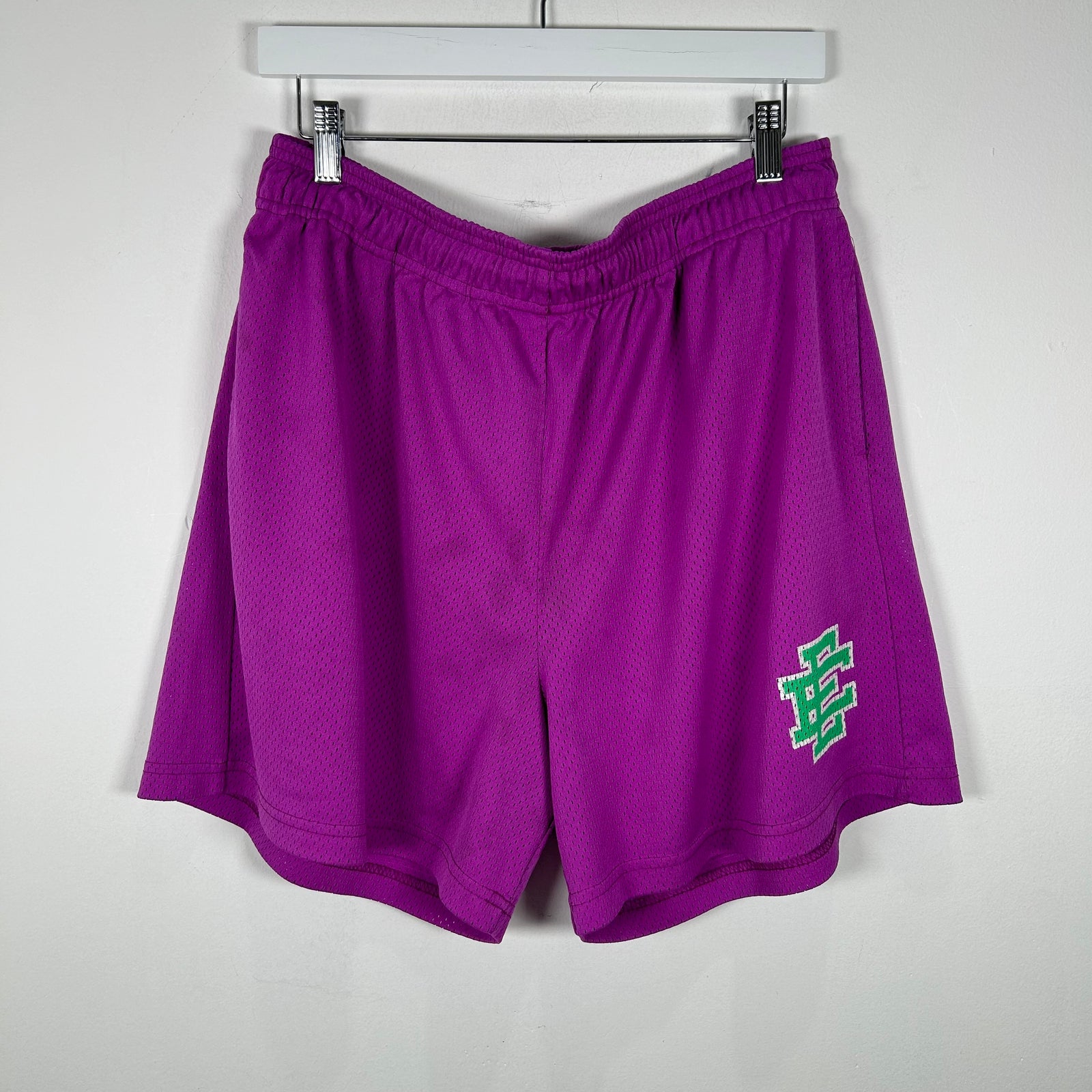 Eric Emmanuel Purple/Green Shorts Size XXL