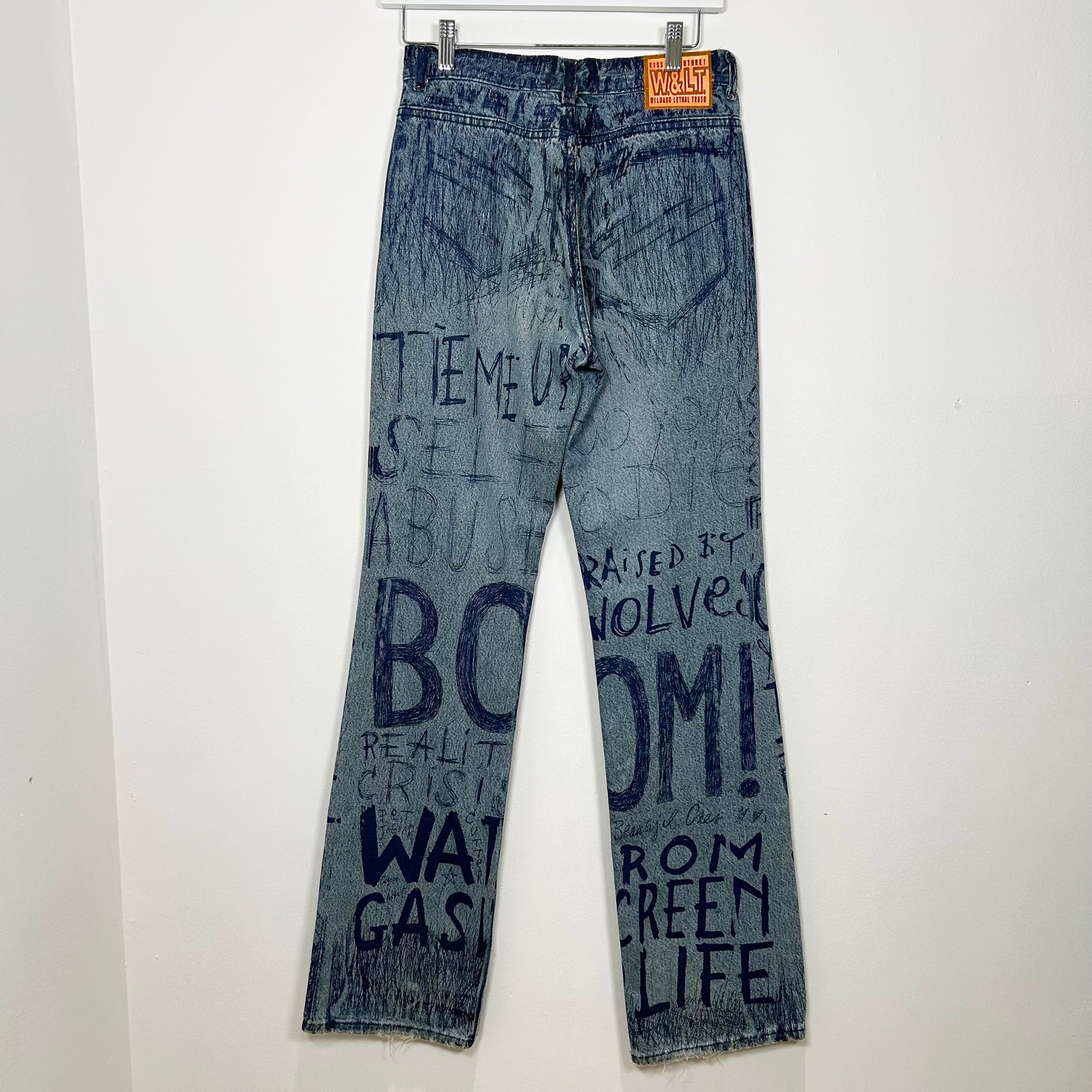 Walter Van Beirendonck AW97 W&Lt 'Pen' Jeans Size 28