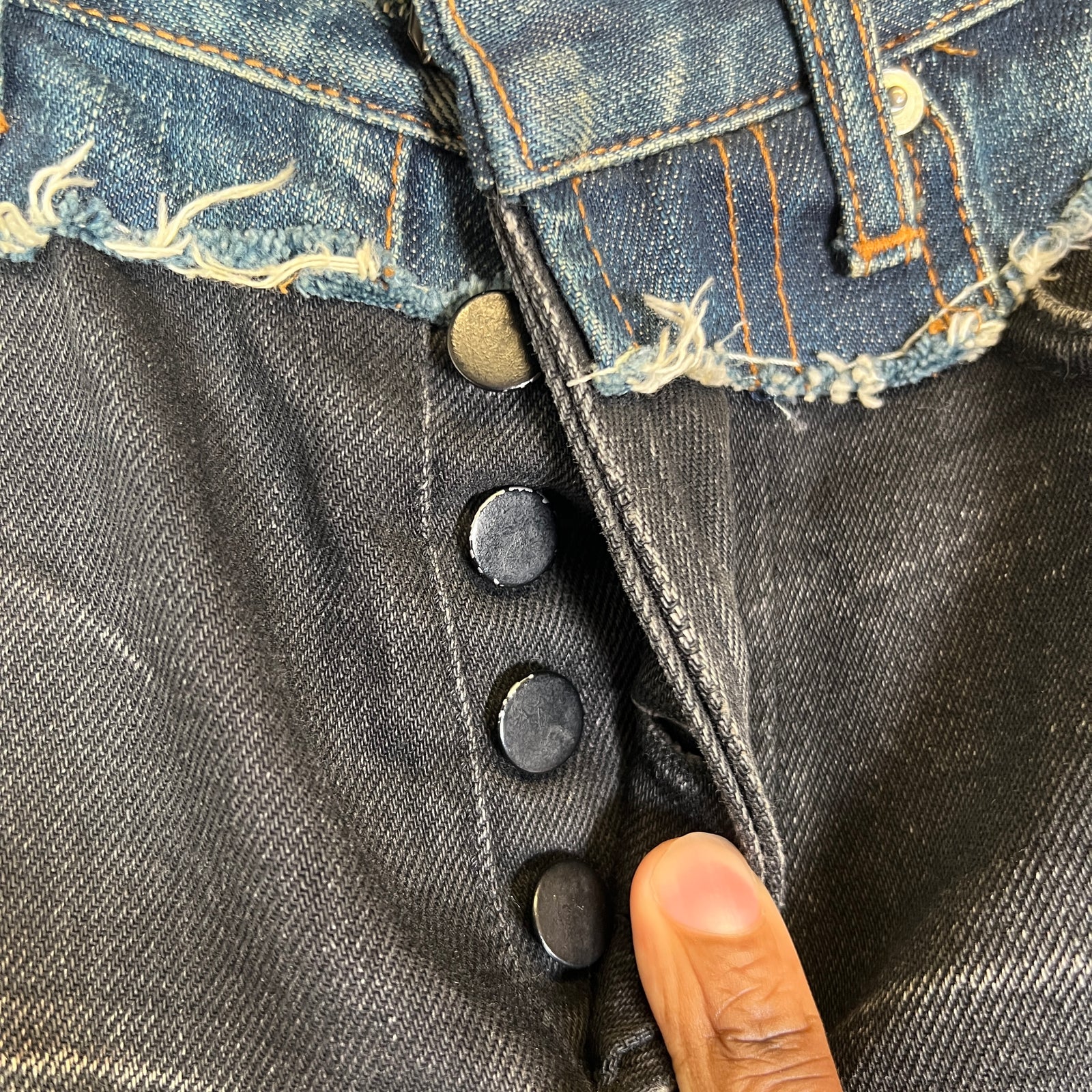Dior Homme AW06 'These Grey Days' Cummerbund Jeans